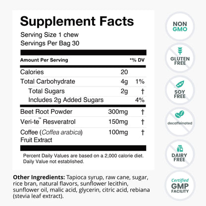 humanN SuperBeets SuperBeets Heart Chews & Memory + Focus Chews & Neo40 Daily humanNUS supplements