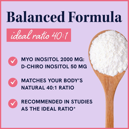 Myo-Inositol & D-Chiro Inositol Powder | Hormone Balance for Women | Ideal 40:1 Ratio SMNutritionUS supplements