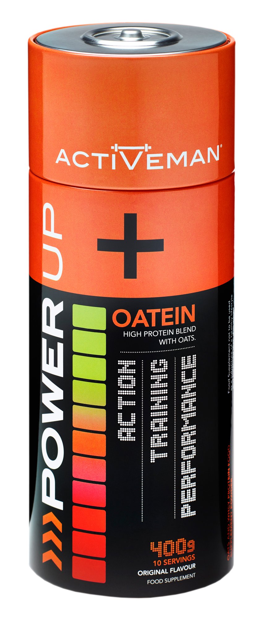ActiVeman Oatein- 20g Protein per Serving- High in Fibre- Delicious On-The-Go Bio-SynergyAu supplements