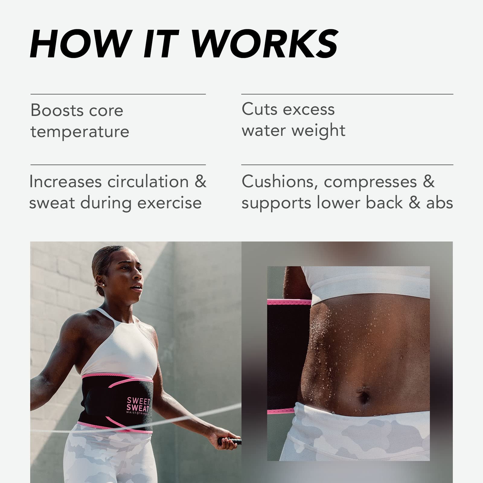 Sports Research Sweet Sweat Waist Trimmer Get More from Your Workout - Medium Sports ResearchUS supplements