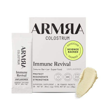 ARMRA Colostrum Powder | Unflavored | Gut Health & Bloating | Skin & Hair | Immunity | Keto, Gluten & Fat-Free | 30 Servings ARMRAUS supplements