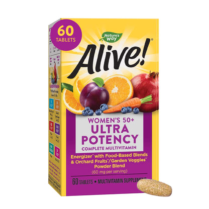 Nature’s Way Alive! Women’s 50+ Ultra Potency Complete Multivitamin Nature's WayUS supplements