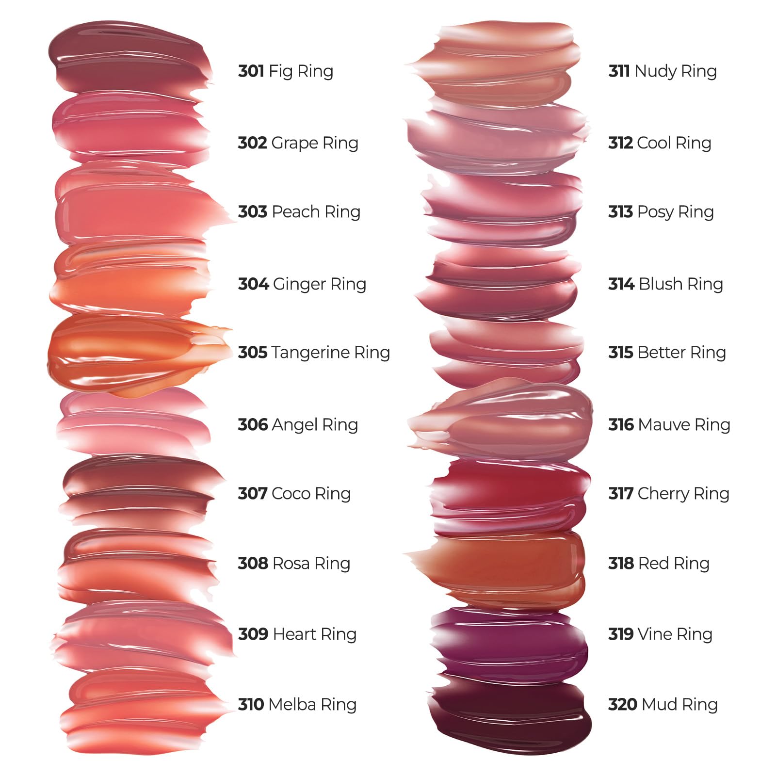 Laka Jelling Nude Gloss, Sheer Hydrating Lip Oil with No Stain, Non-Sticky, Nourishing Gloss for a Glowy Look, K-Beauty (#301 Figring, 1.9g/0.07oz) LakaAu supplements