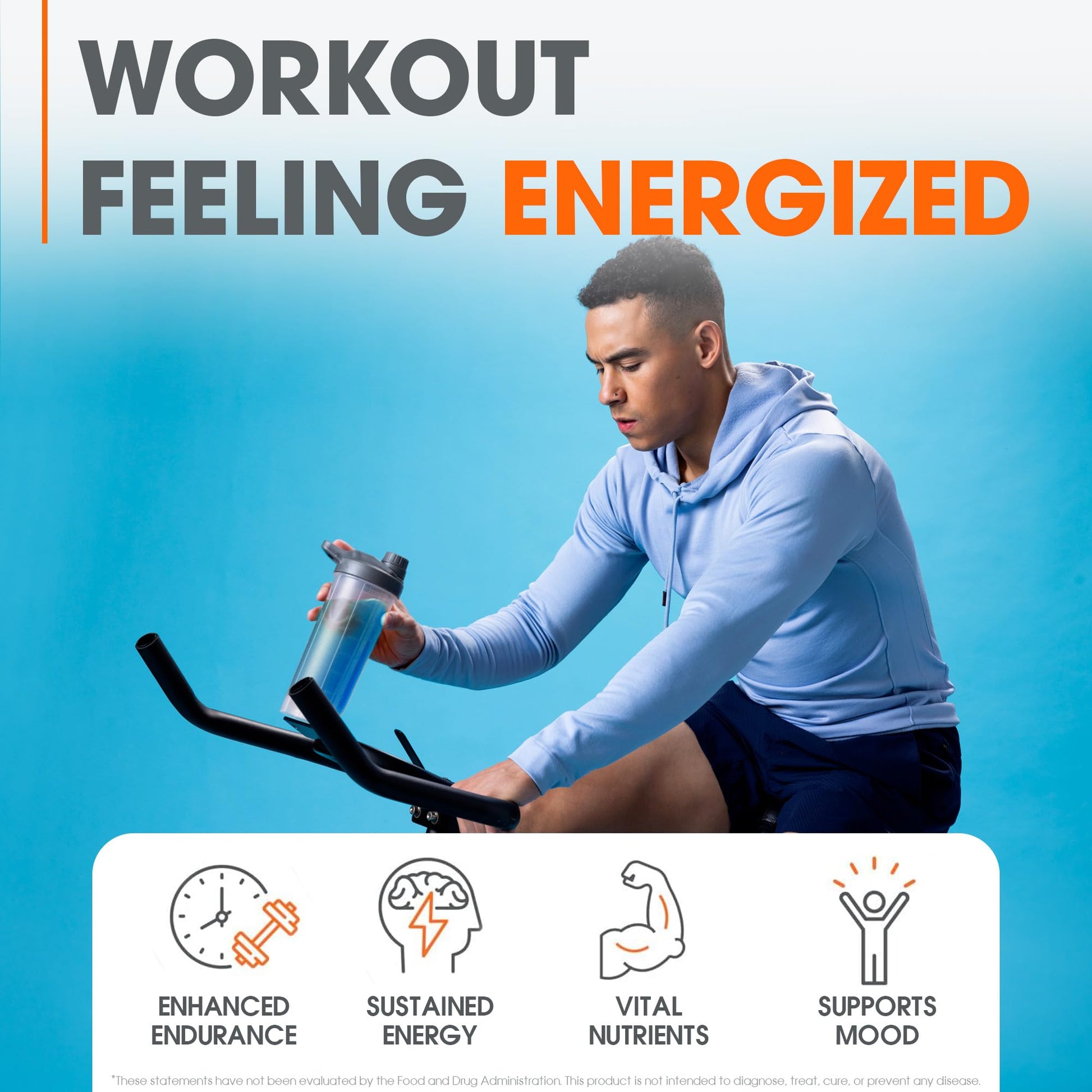 Genius Energized Pre Workout Powder – Caffeine Infused Pre-Workout Booster Supplement with Beta Alanine & Alpha GPC, No Artificial Sweeteners or Dyes - 200mg Caffeine, 20 Servings, Blue Raspberry The Genius BrandUS supplements