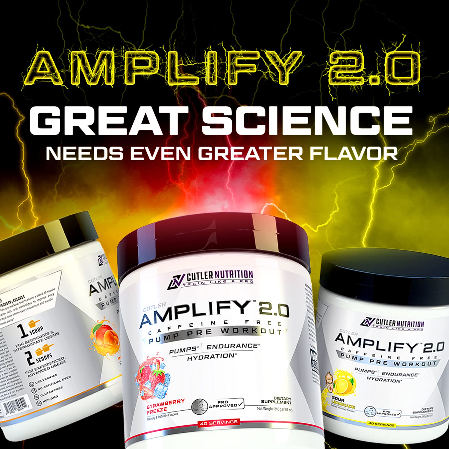 Cutler Nutrition Amplify Pump Pre Workout Caffeine Free Nitric Oxide Booster containing Arginine and Citrulline Pre-Workout for Maximum Pumps Flavor Strawberry Cutler NutritionAu supplements