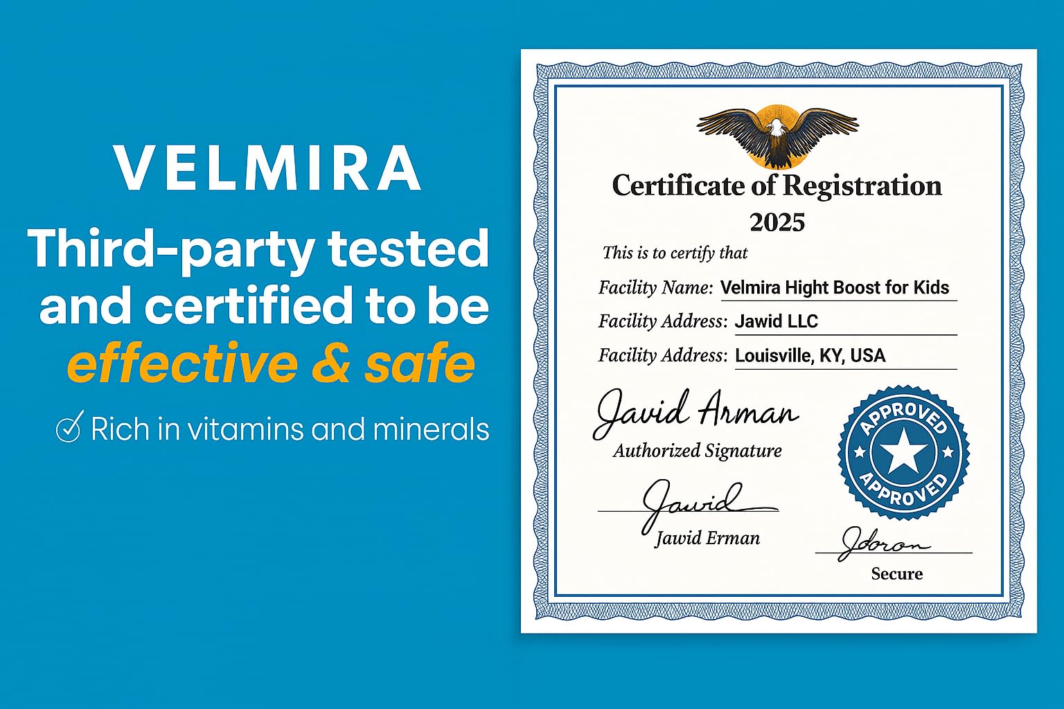 Velmira® Heightener Gummies for Bone Health & Development Support – Essential Vitamins & Minerals, Easy-to-Chew Gummies for Kids, Teens & Adults (Ages 5+) VelmiraAu supplements