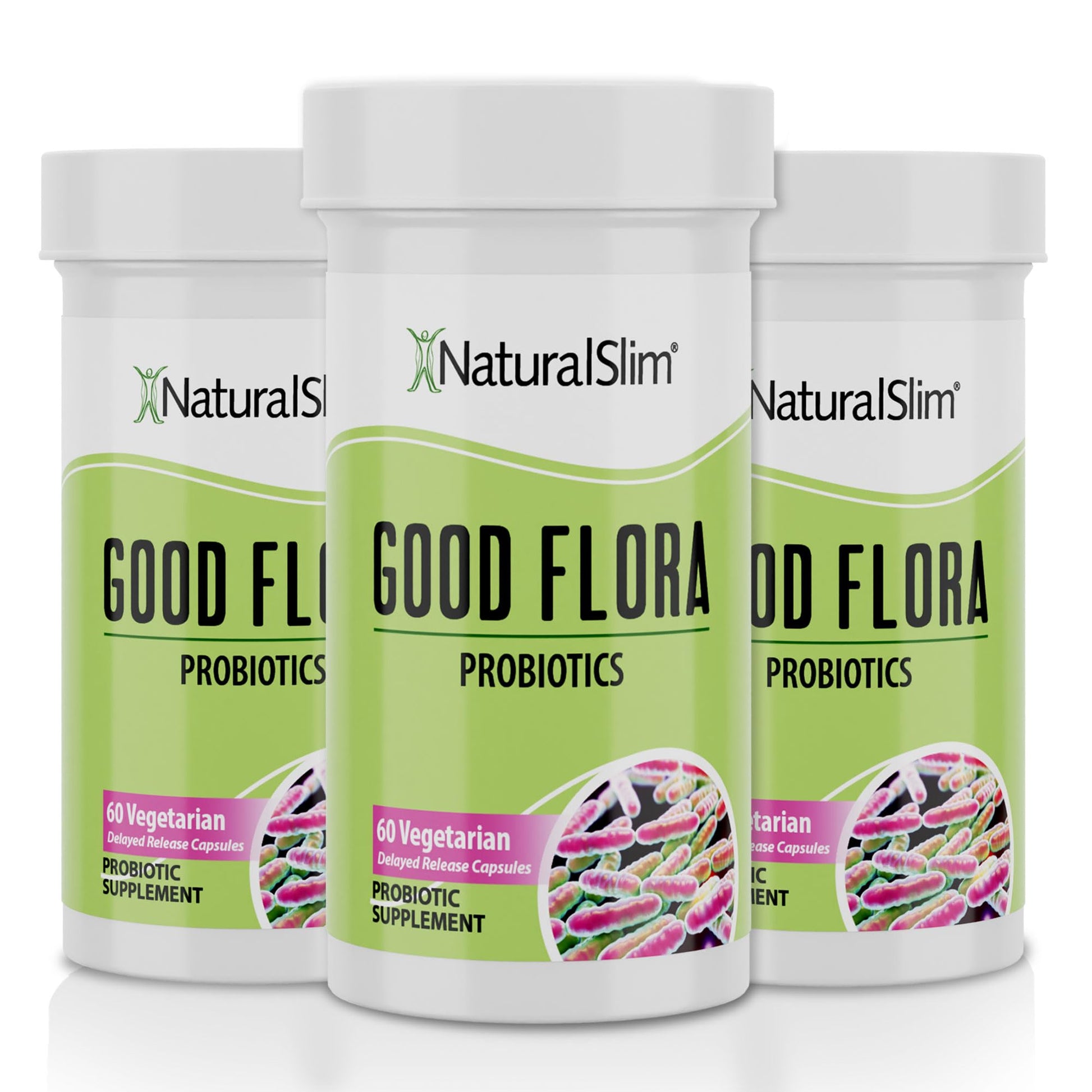 Probiotic Nutritional Supplements Gentle Formula Pro Biotics for Gut Health, Digestive Health, Immune Support, & De-Bloating for Women & Men, 7 Powerful Probiotic Strains, 60 Vegetarian Capsules 3 Pk NaturalSlimAu supplements