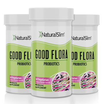 Probiotic Nutritional Supplements Gentle Formula Pro Biotics for Gut Health, Digestive Health, Immune Support, & De-Bloating for Women & Men, 7 Powerful Probiotic Strains, 60 Vegetarian Capsules 3 Pk NaturalSlimAu supplements