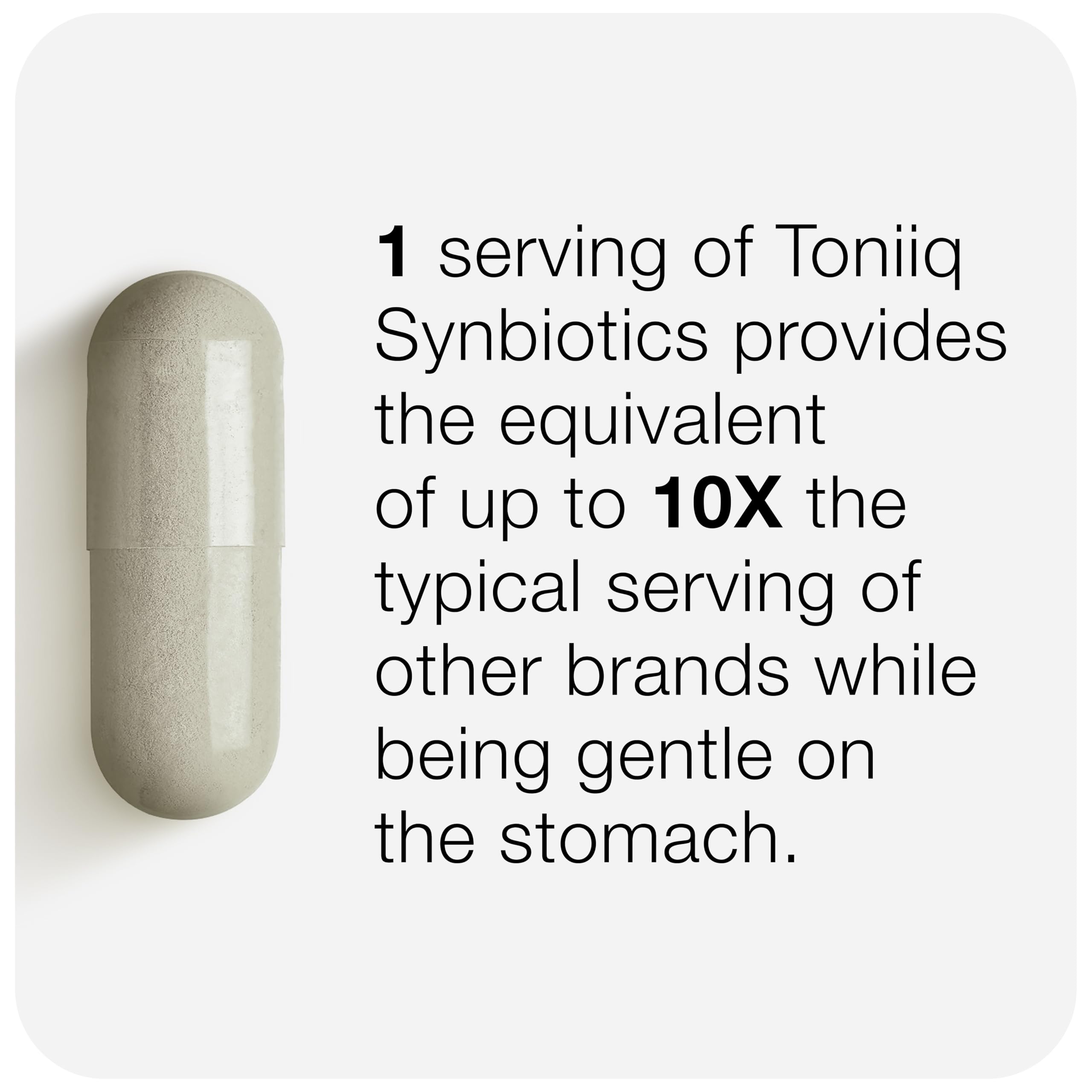 Toniiq Prebiotics and Probiotics – 200B TFU with Postbiotics IMMUSE® & ButyraGen® – 30 Strains – Shelf-Stable Synbiotic Formula – Third-Party Tested – 60 Capsules ToniiqAu supplements