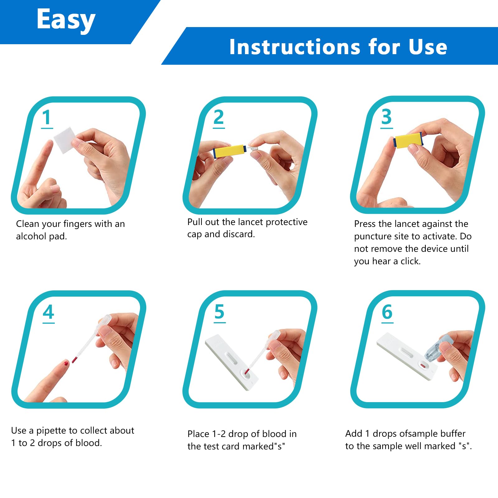 H Pylori Test Kit, Helicobacter Pylori Test Kit - Fast and Accurate, Self-Test at Home, Results in 10-15 Minutes, No Lab Visit Required OUROZOAu supplements