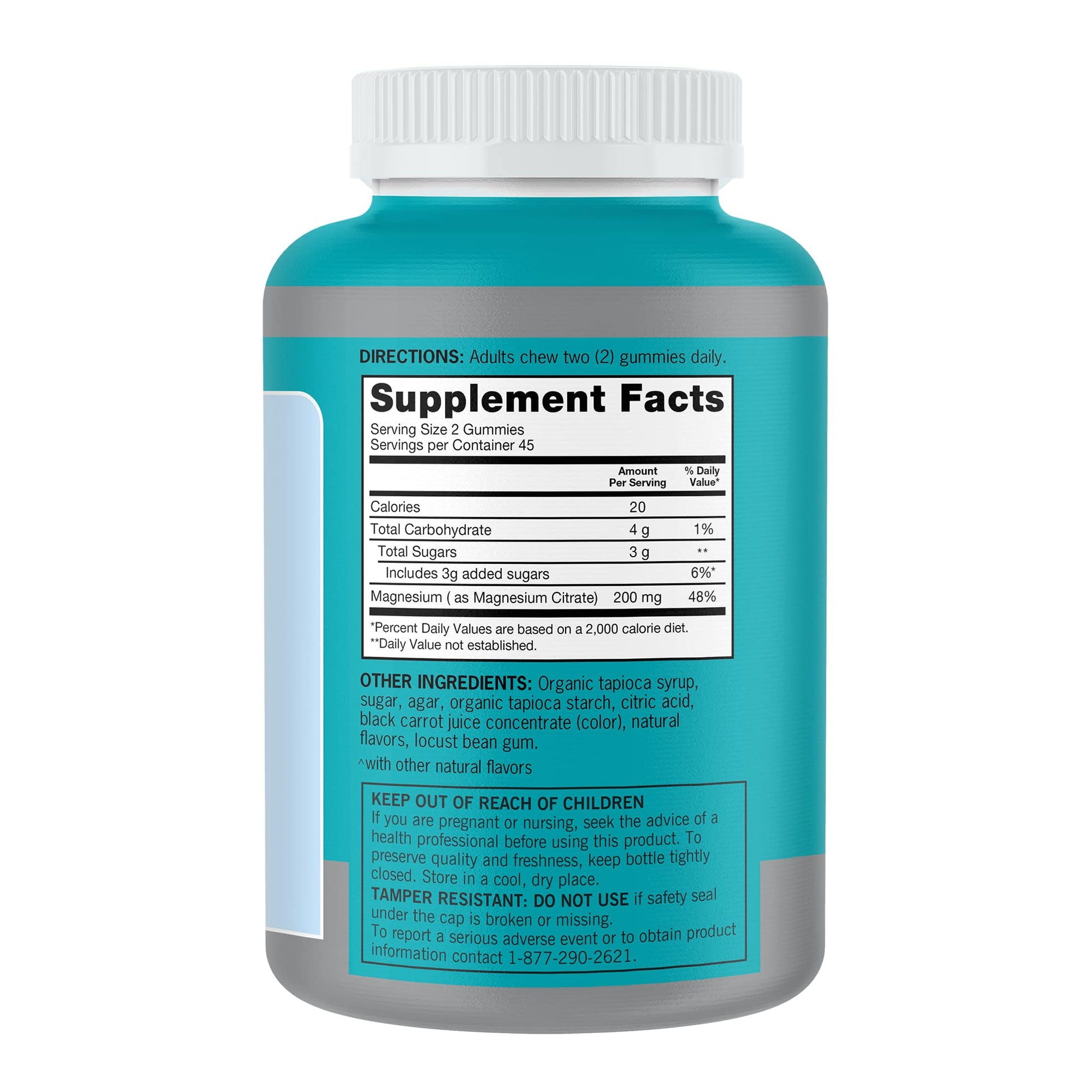 Qunol Magnesium Gummies for Adults, 200mg Elemental Magnesium (from 1,750mg Magnesium Citrate), High Absorption Magnesium Supplement, Supports Nerve, Bone and Muscle Health, Vegetarian, 90 Count QunolAu supplements
