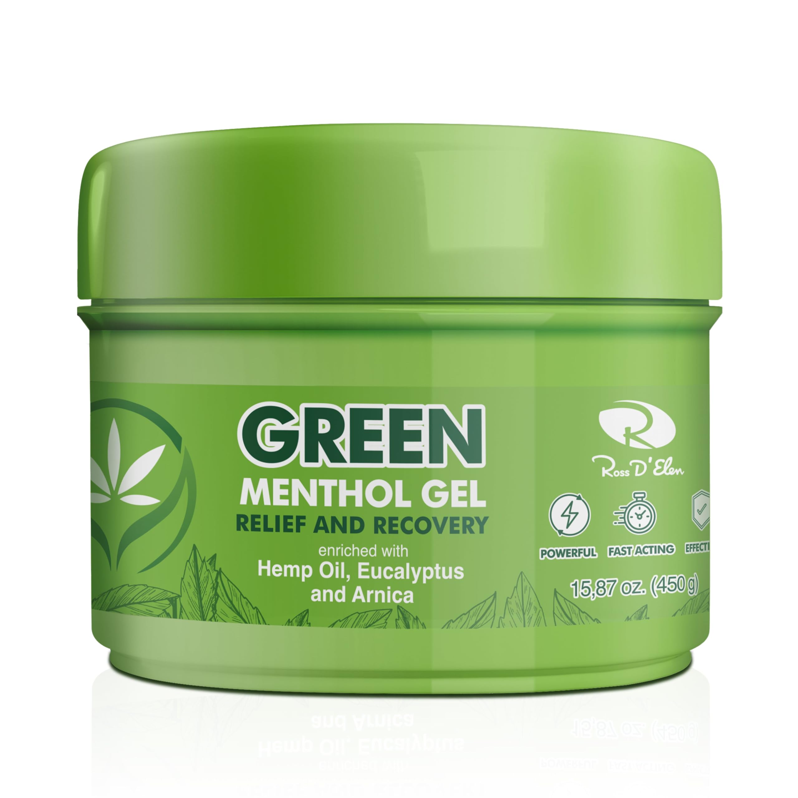 Ross D'Elen Green Menthol Gel - Large Size Single Pack ROSS D'ELENAu supplements