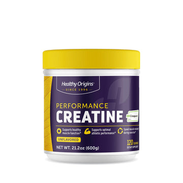 Healthy Origins® Performance Creatine with Creapure®, Unflavored Micronized Powder, Supports Muscle Function, Energy & Recovery, 21.2oz (600g), 120 Servings Healthy OriginsAu supplements