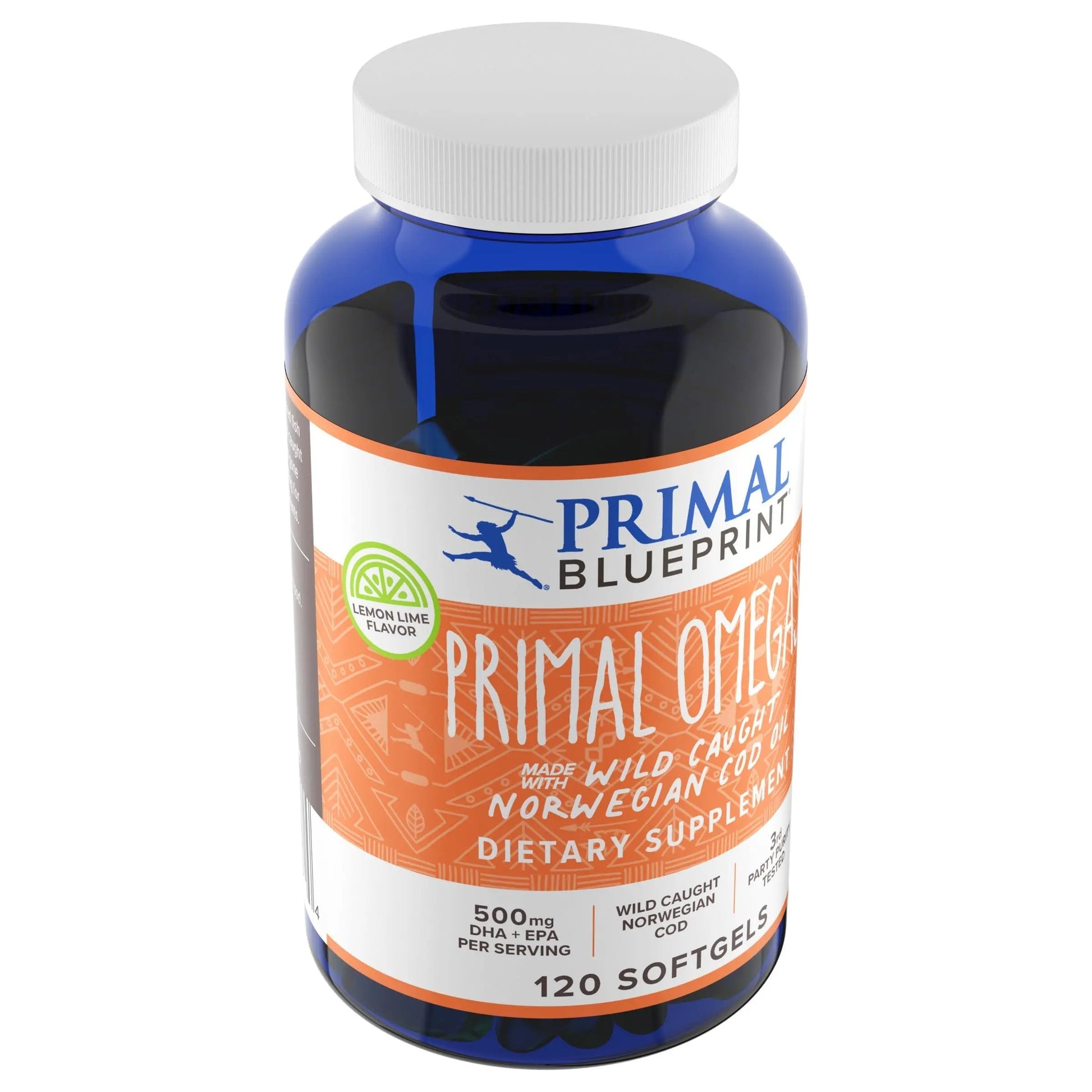 Primal Blueprint Primal Omegas, Omega-3 Fatty Acid Daily Supplement, 120 Count Primal BlueprintAu supplements
