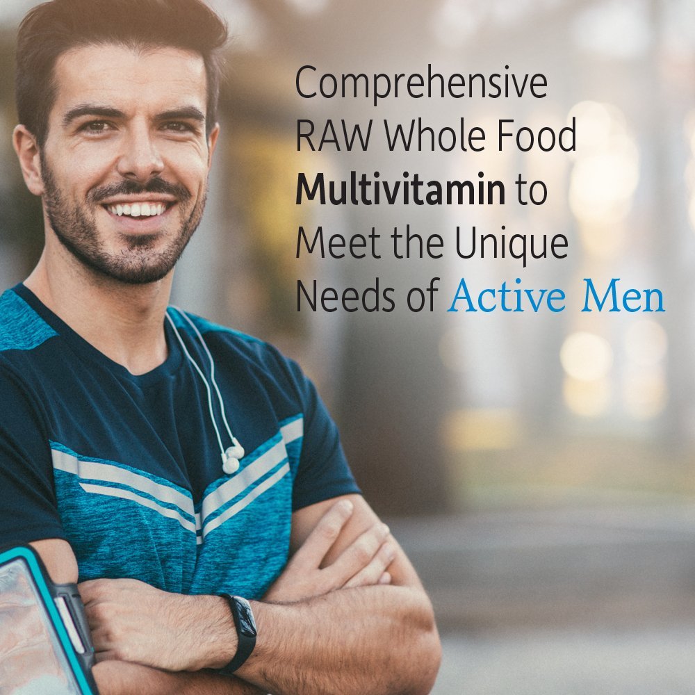 Garden of Life Vitamin Code Raw One Men's Multivitamin with Zinc Supplements for Immune and Skin Health, 30 Capsules Garden of LifeUS supplements