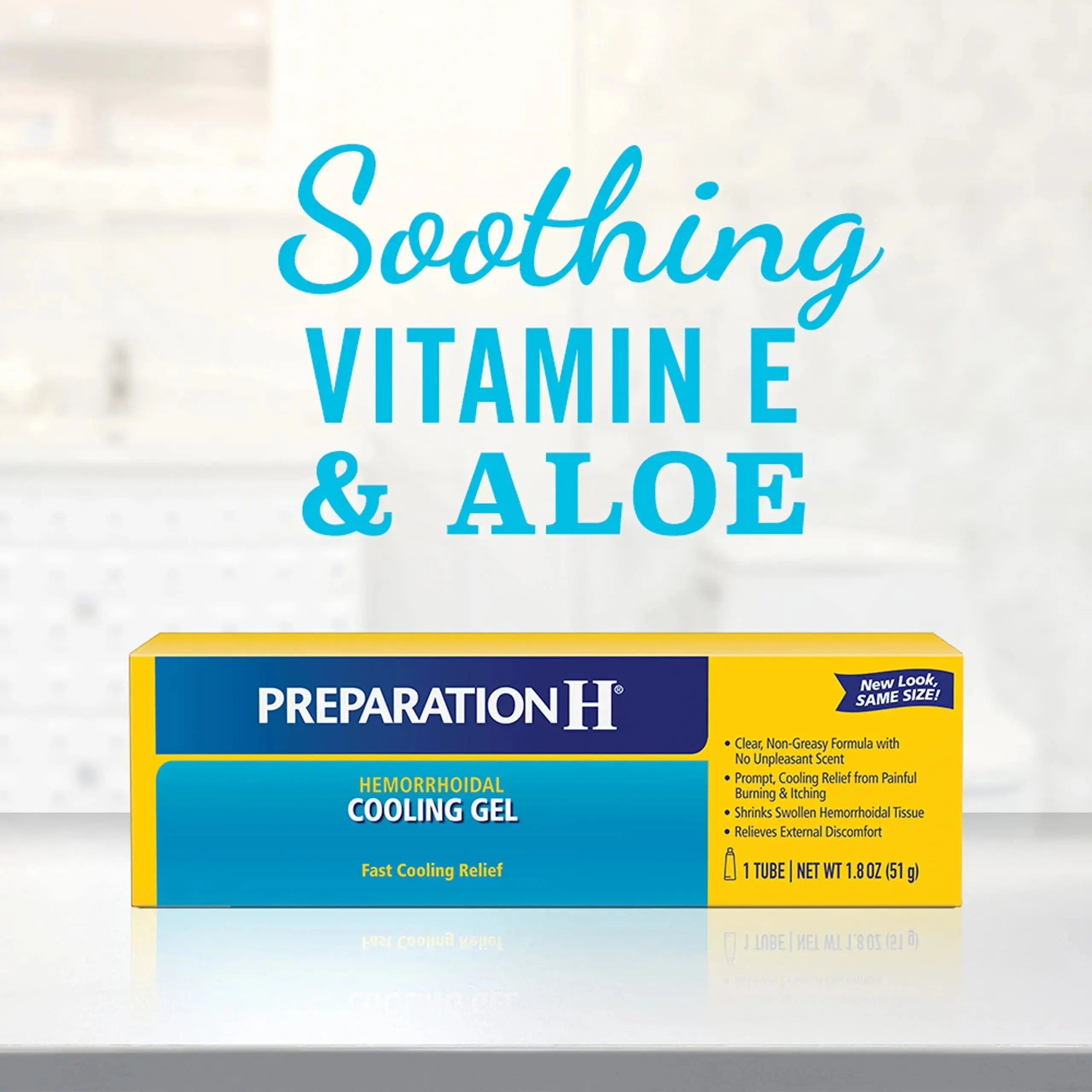 Preparation H Hemorrhoid Cooling Gel with Aloe for Fast Discomfort Relief - 0.9 Oz Tube Preparation HAu supplements