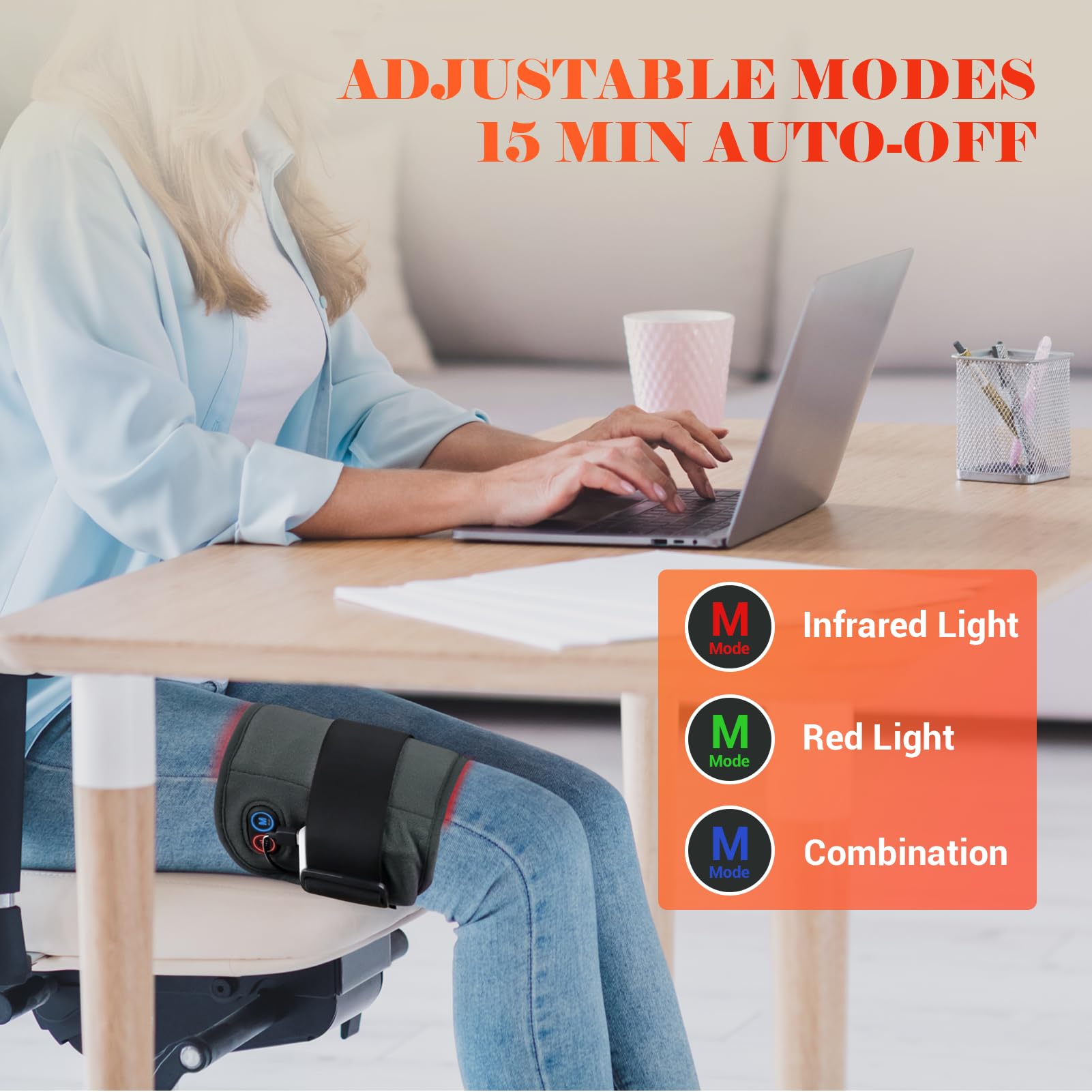 Comfytemp Red Light Therapy Belt, Cordless Infrared Red Light Therapy for Body Device, Wearable Red ComfytempAu supplements