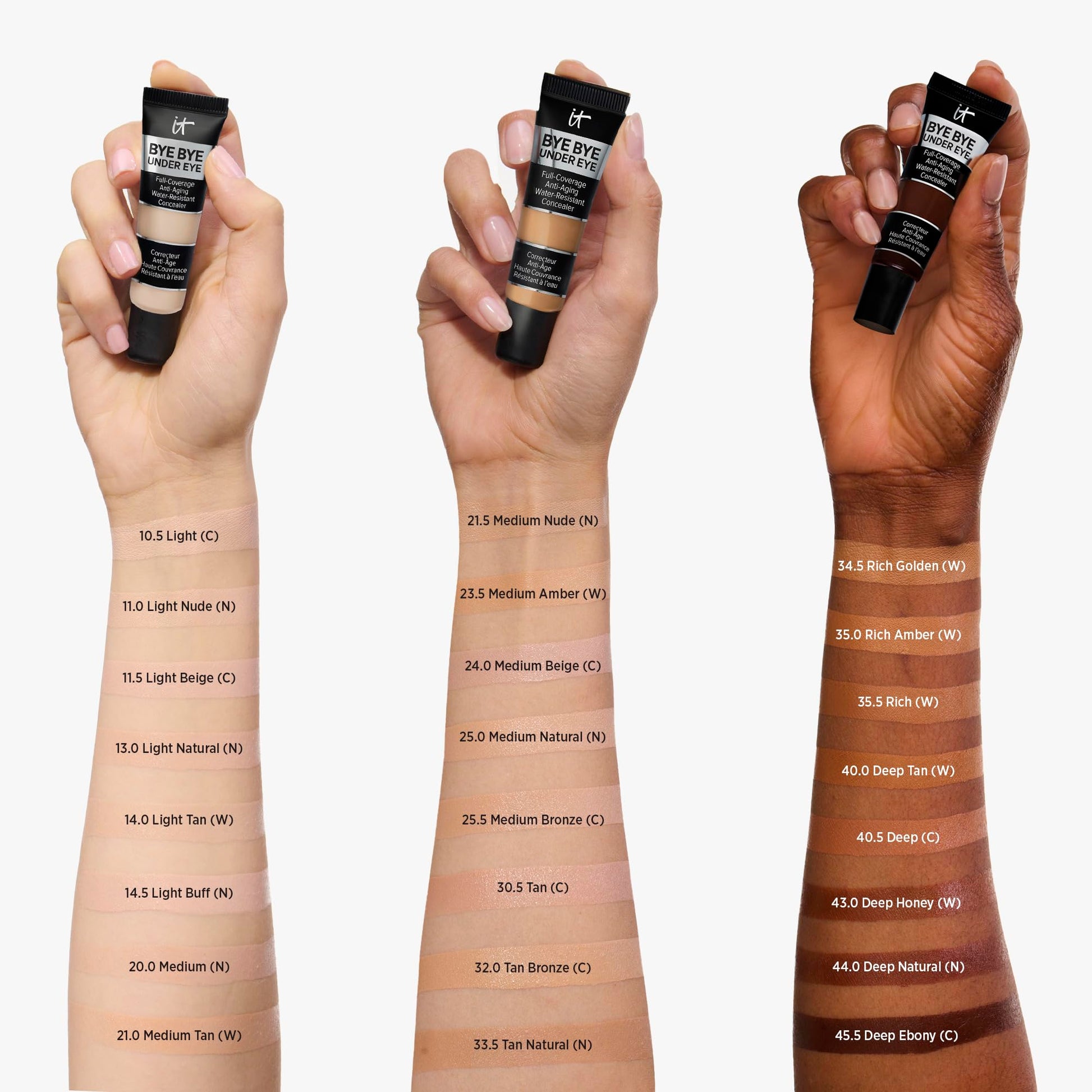IT Cosmetics Bye Bye Under Eye Concealer (Light Nude) - Water-Resistant, Full Coverage Brightening Concealer For Dark Circles, Fine Lines, Redness & Discoloration, Anti-Aging, 24H Wear - 0.4 fl oz IT CosmeticsAu supplements