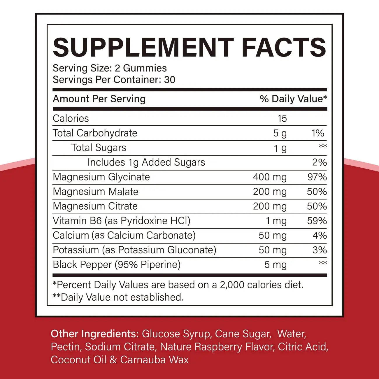 Cofure Triple Magnesium Complex 900 mg, Magnesium Glycinate, Citrate, Malate with Potassium, Calcium, Vitamin B6 for Calm & Sleep - Vegan, Non-GMO, Gluten Free - 120 Raspberry Gummies for Adults Cofurenz supplements