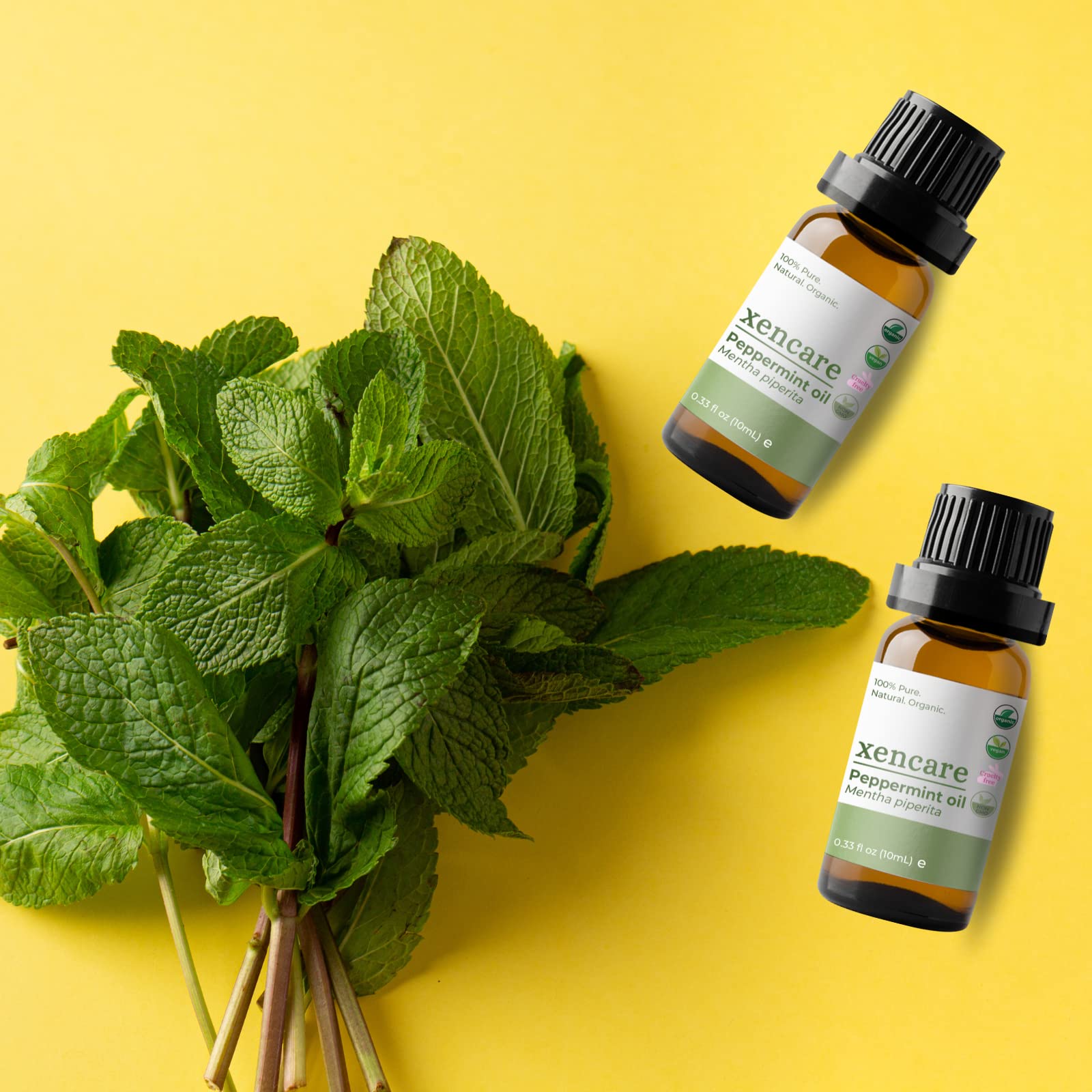 xencare Peppermint USDA Organic Food Grade Essential Oil | 100% Pure Natural Undiluted XenCareAu supplements