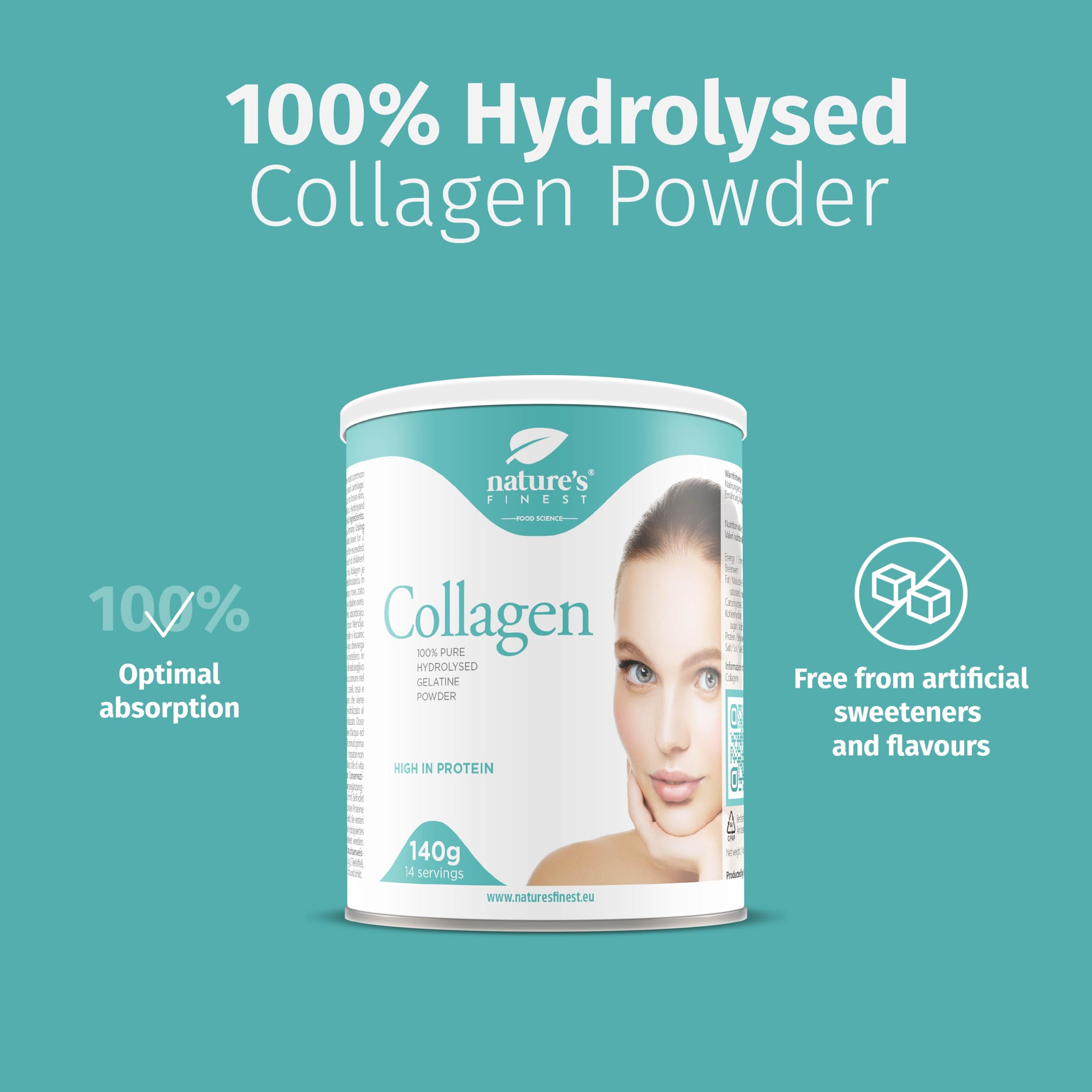 Nature's Finest by Nutrisslim Collagen Powder: 100% Hydrolysed Bovine Collagen Nature's Finest by NutrisslimAu supplements
