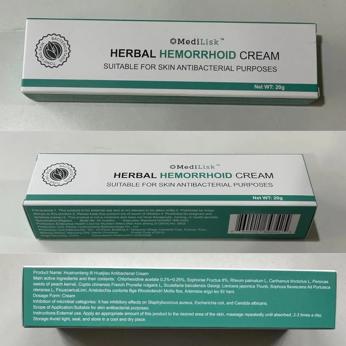 MediLisk Herbal Hemorrhoid Cream – Hemorrhoid Treatment – Fast Acting Formula for Supporting with Itching & Burning – Non-Steroidal Natural Formula – 0.7 oz – Pack of 1 MediLiskAu supplements