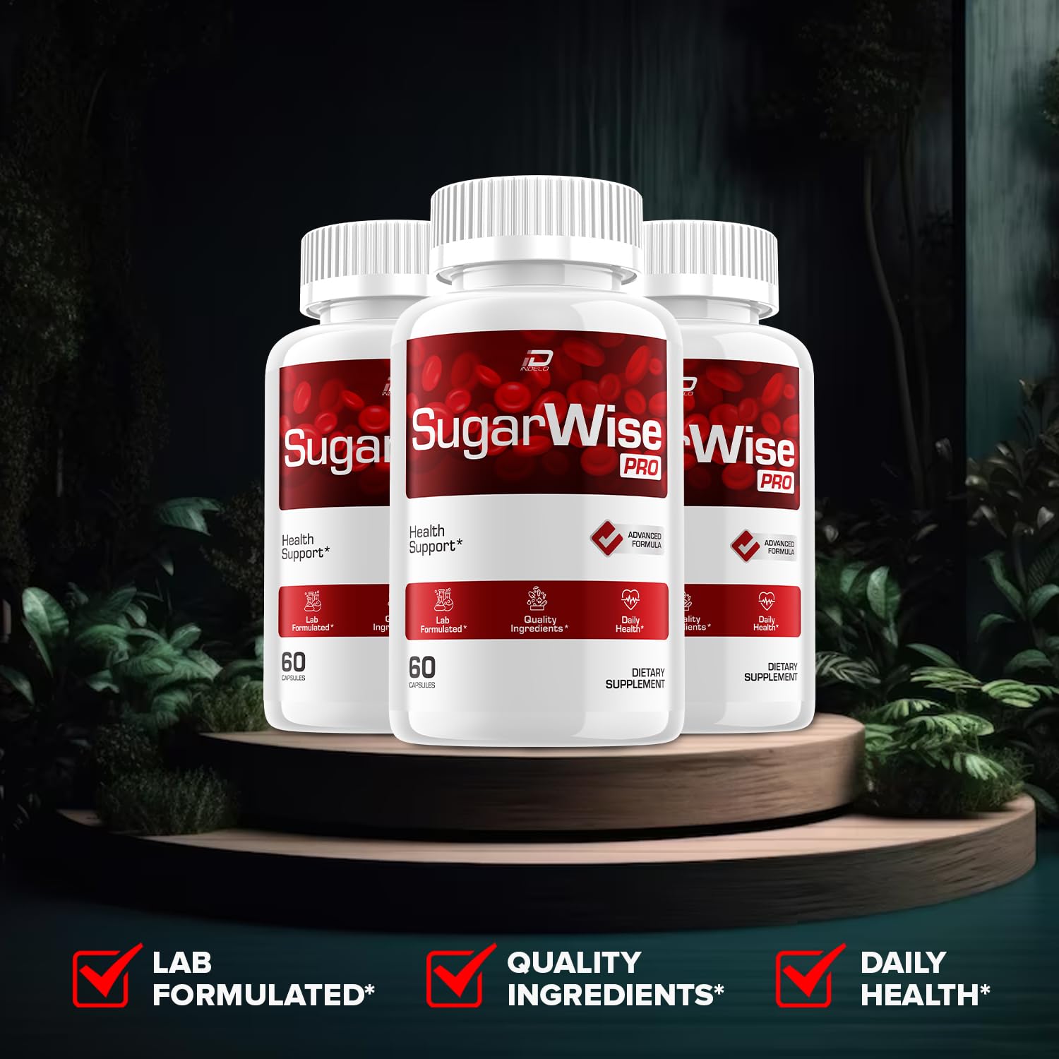 SugarWise Capsules – SugarWise Pro Natural Blend Daily Health Vitamins Supplement (5 Pack - 300 Capsules) IndeloAu supplements