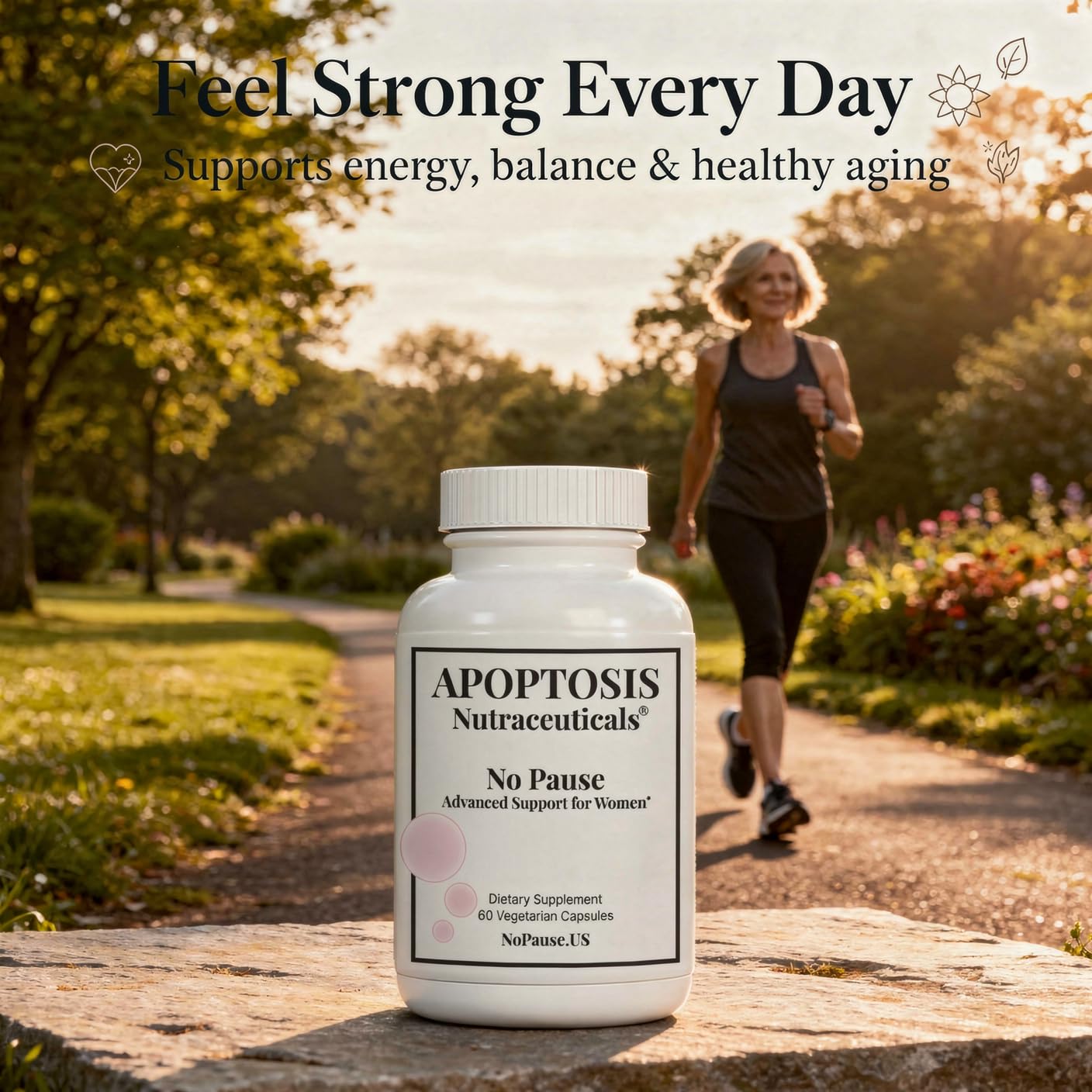 Apoptosis Menopause Supplement for Women – Supports Hot Flash Relief, Mood Balance, Energy & Vitality – with L-Arginine – 60 Capsules – Made in USA Apoptosis NutraceuticalsAu supplements