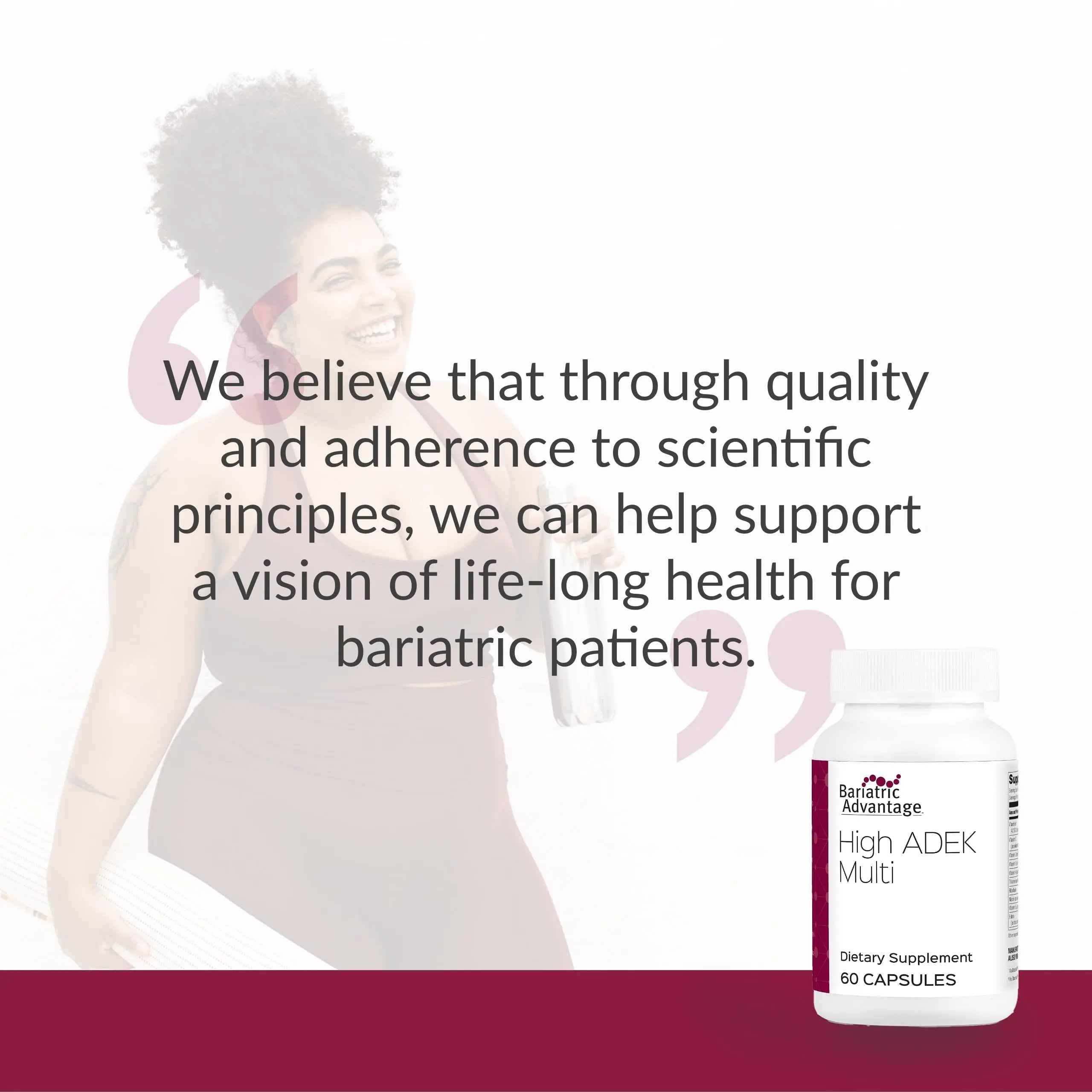 Bariatric Advantage High ADEK Multi - for Bariatric Surgery Patients - Multivitamin with Vitamins A, D, E, K & Trace Minerals Bariatric AdvantageAu supplements