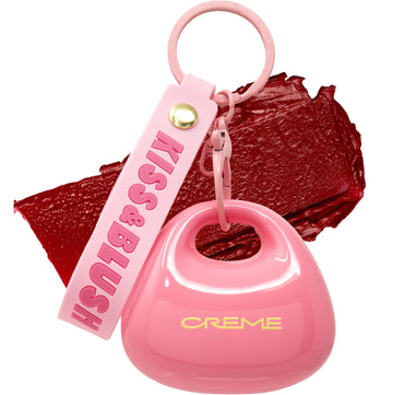 The Crème Shop Kiss & Blush Tinted Lip Balm & Blush, Korean Makeup for Lips & Cheeks, Cute Charm Key Chain, Hydrating, Long Lasting Tint, Aloe, Squalane (Cherry Squeeze) The Crème ShopAu supplements