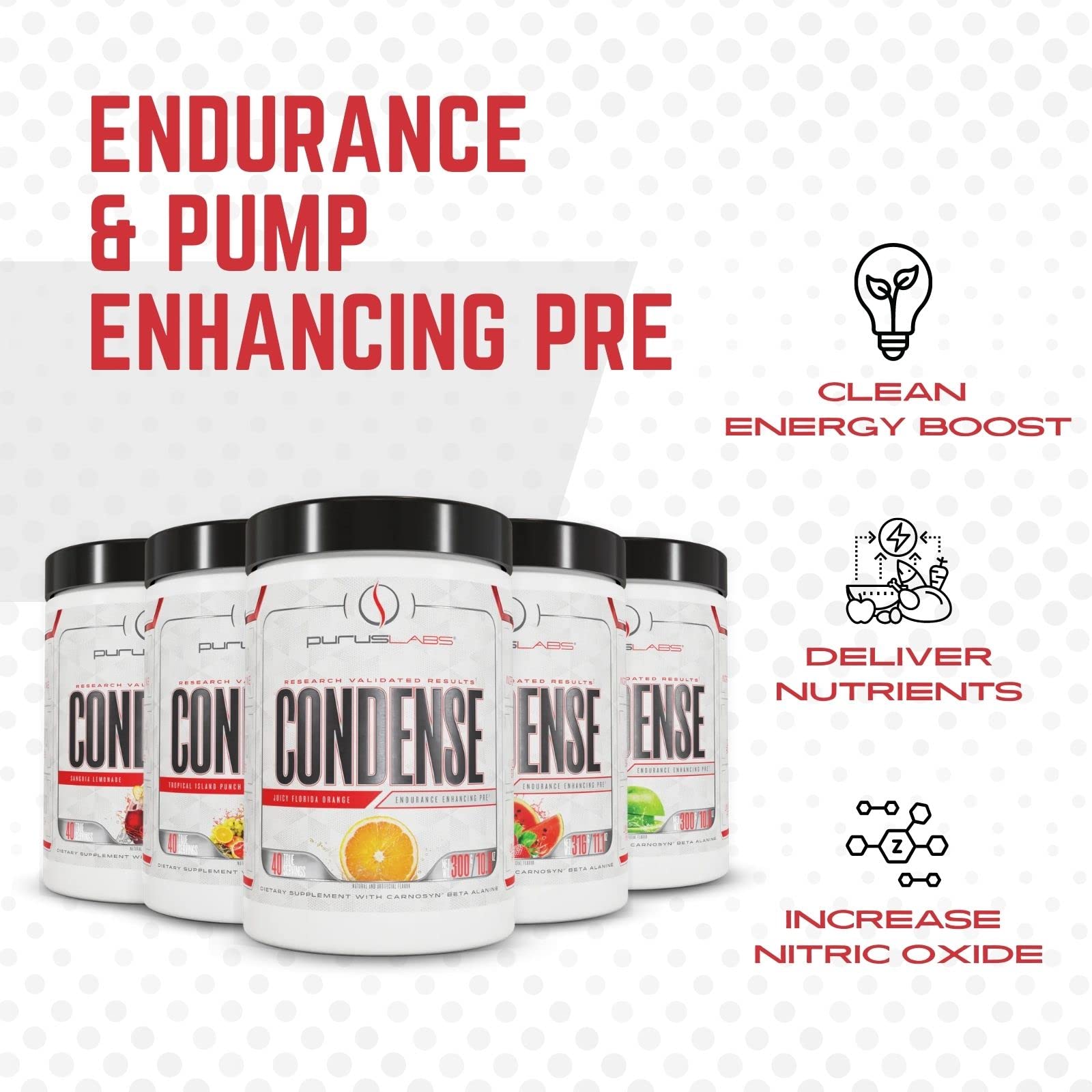 Purus Labs CONDENSE PreWorkout Powder, 40 Servings (Crisp Green Apple) Purus LabsAu supplements