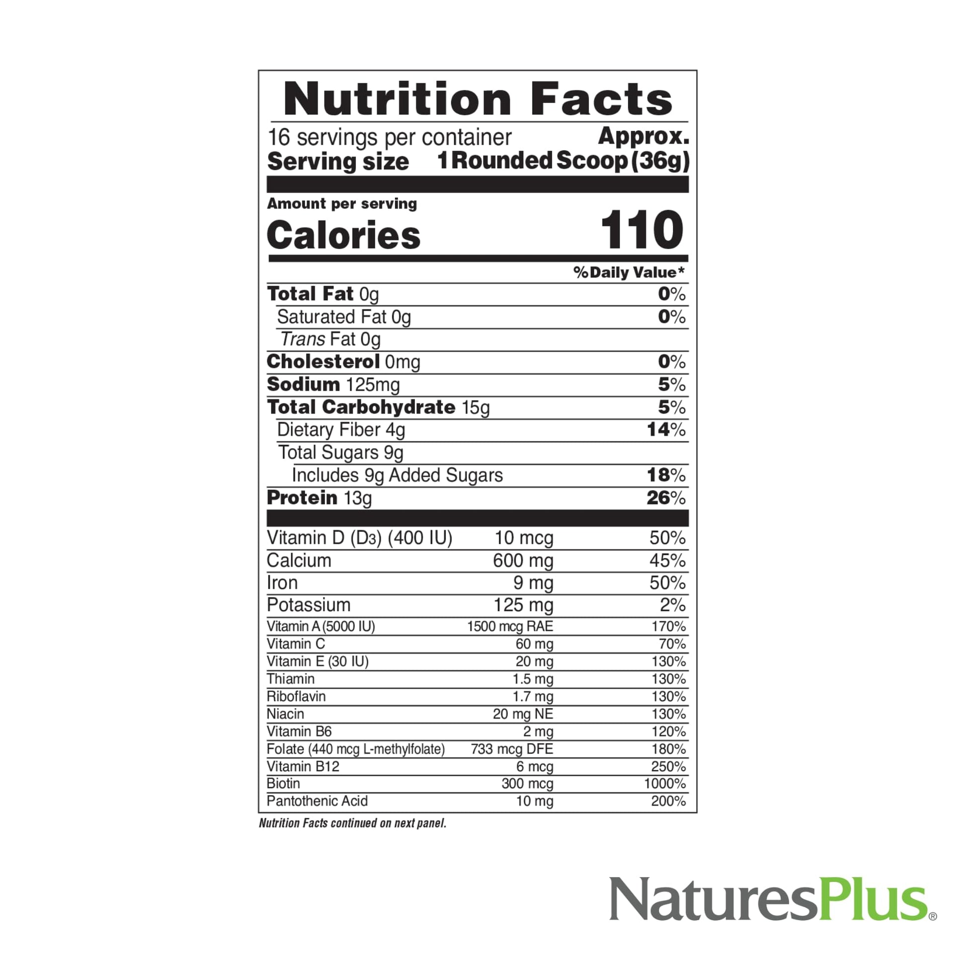 NaturesPlus FRUITEIN Revitalizing Green Foods Shake - 1.3 lbs - Plant-Based Protein (13g/Serving) - Supports Energy & Immune System - Vegetarian, Gluten Free & Non-GMO - 16 Servings NaturesPlusAu supplements