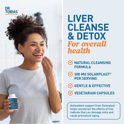 Dr. Tobias Liver 21 Day Cleanse, Herbal Liver Detox Cleanse with Solarplast, Artichoke Dr. TobiasUS supplements