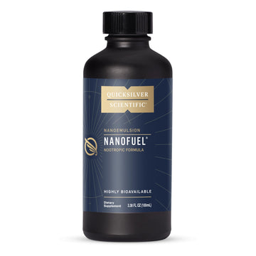 Quicksilver Scientific NanoFuel - Energy Support - Nootropic Formula Designed to Support Focus + Productivity (3.38oz / 100ml) Quicksilver ScientificUS supplements