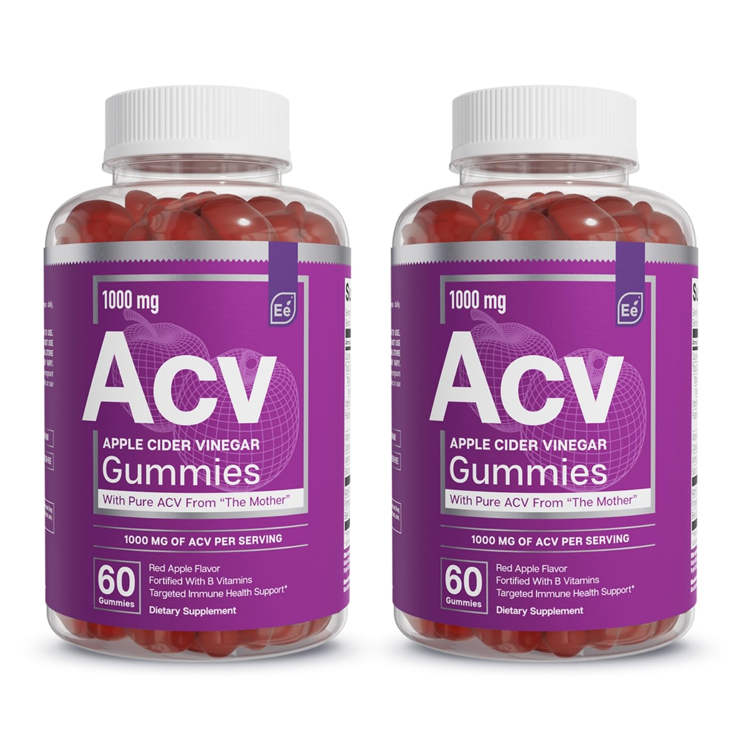 Essential Elements Apple Cider Vinegar Gummies from The Mother - Naturally-Sourced Essential ElementsUS supplements
