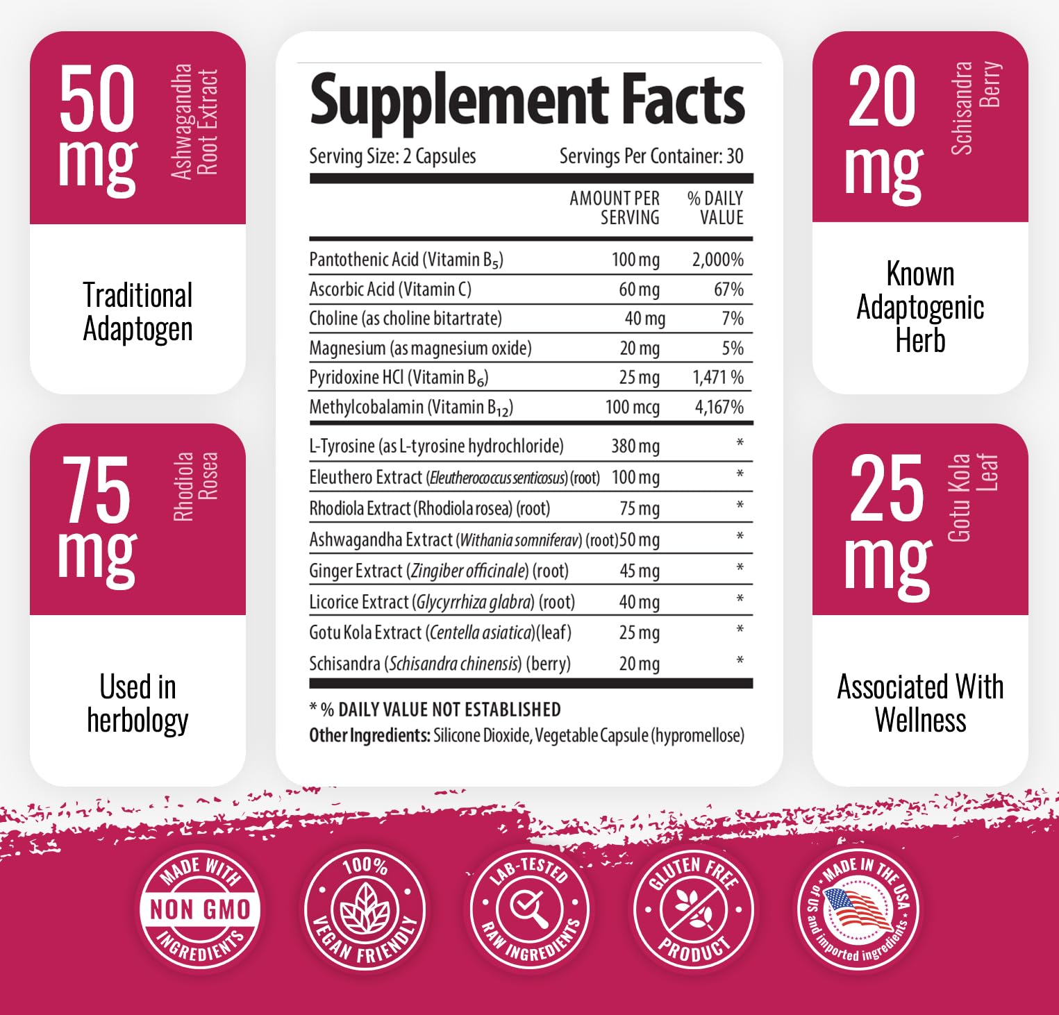 1 Body Adaptogen Complex with Ashwagandha 1 BodyAu supplements