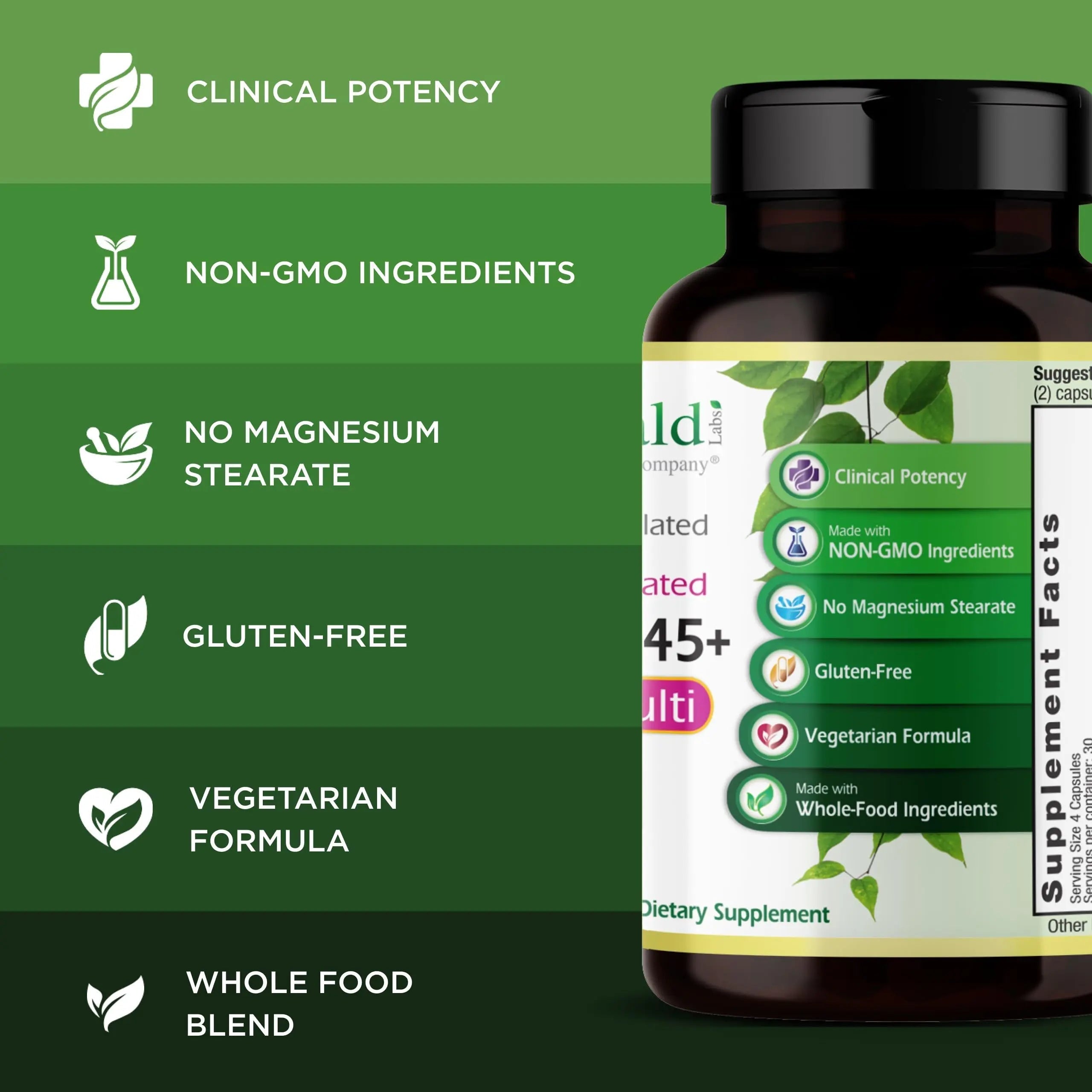 Emerald Labs Women's 45+ Clinical Multi - Multivitamin for Comprehensive Support, Bone & Heart Health* - Designed for Women 45+ Emerald LaboratoriesAu supplements