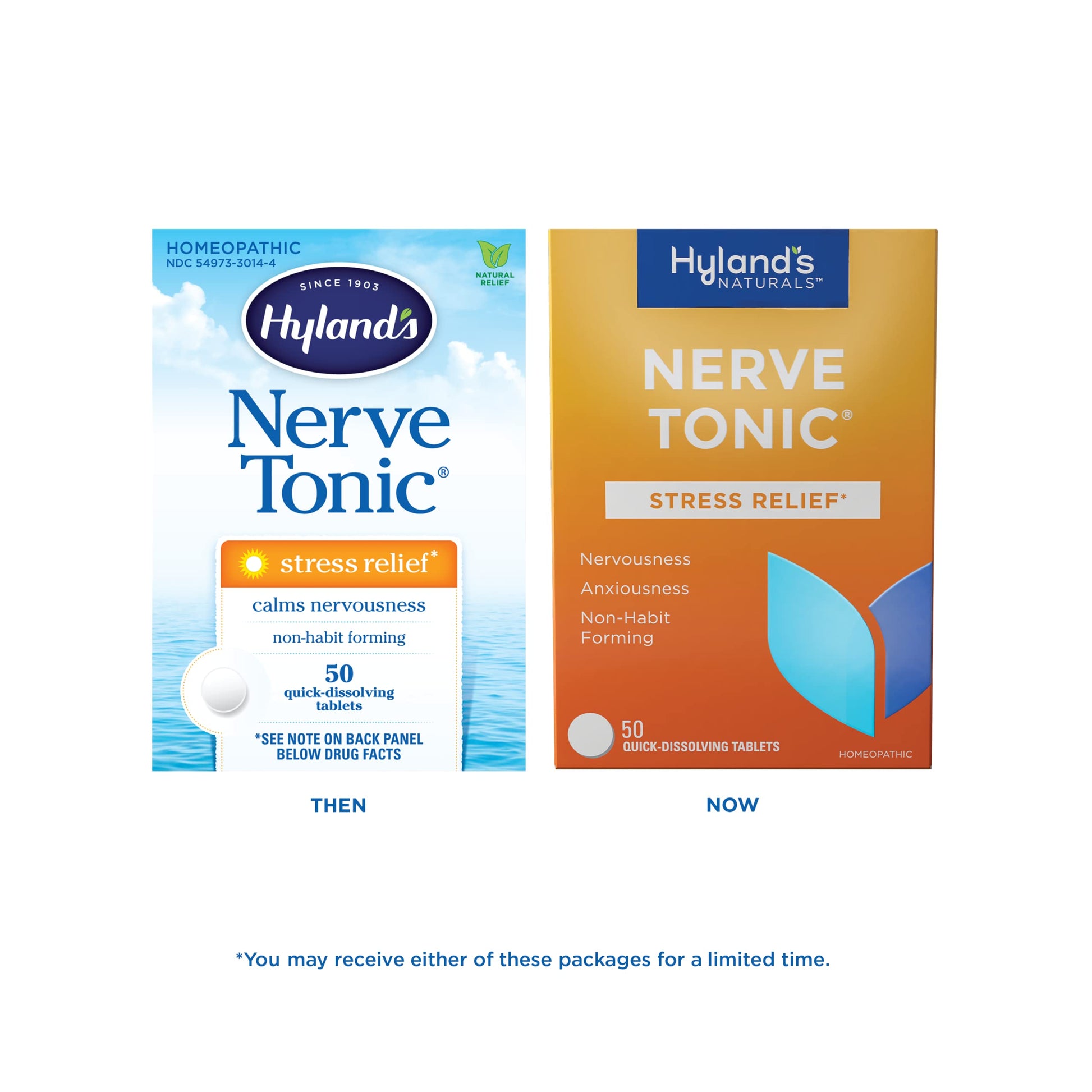 Hyland's Nerve Tonic Stress Relief Tablets, Natural Relief of Restlessness, Nervousness Hyland'sAu supplements