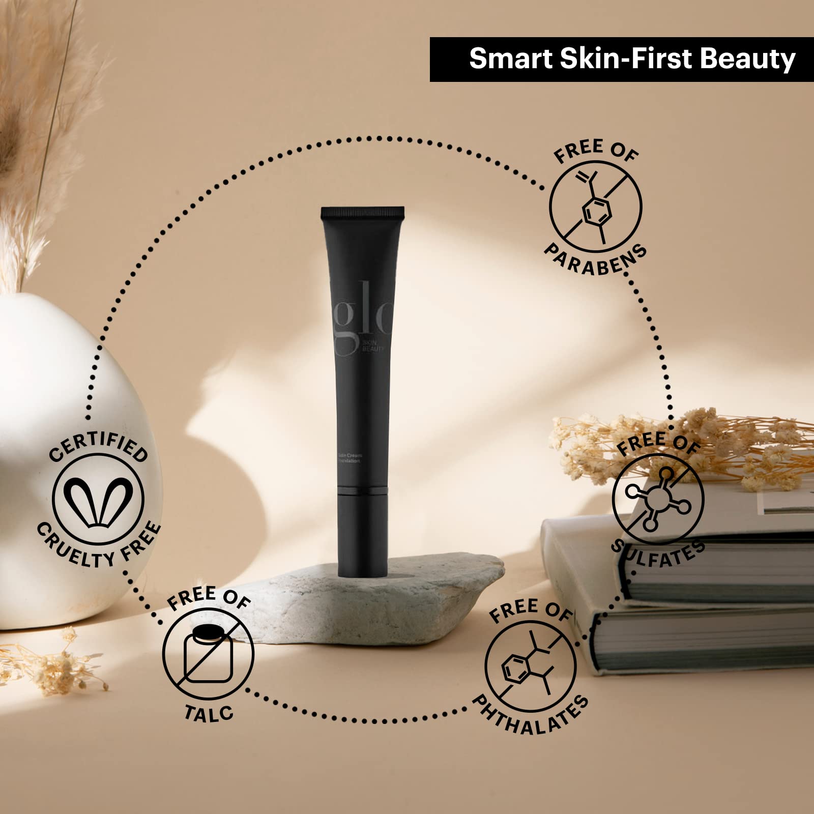 Glo Skin Beauty Satin Cream Foundation Makeup for Face, Beige Medium - Full Coverage, Semi Matte Finish, Conceal Blemishes & Even Skin Tone Glo Skin BeautyAu supplements
