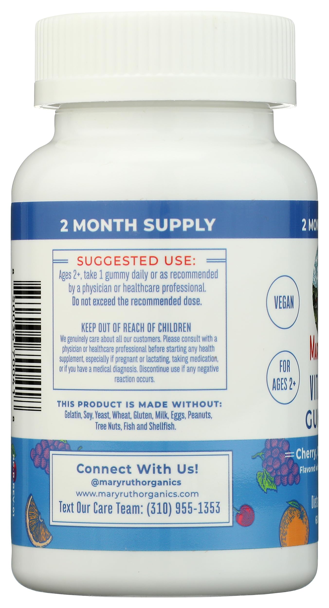 MaryRuth Organics Vitamin C Gummies | Supplement for Immune Support & Overall Health | Immune Support Supplement | Vitamin C for Adults & Kids | Vegan | Non-GMO | 60 Servings MARYRUTH'SUS supplements