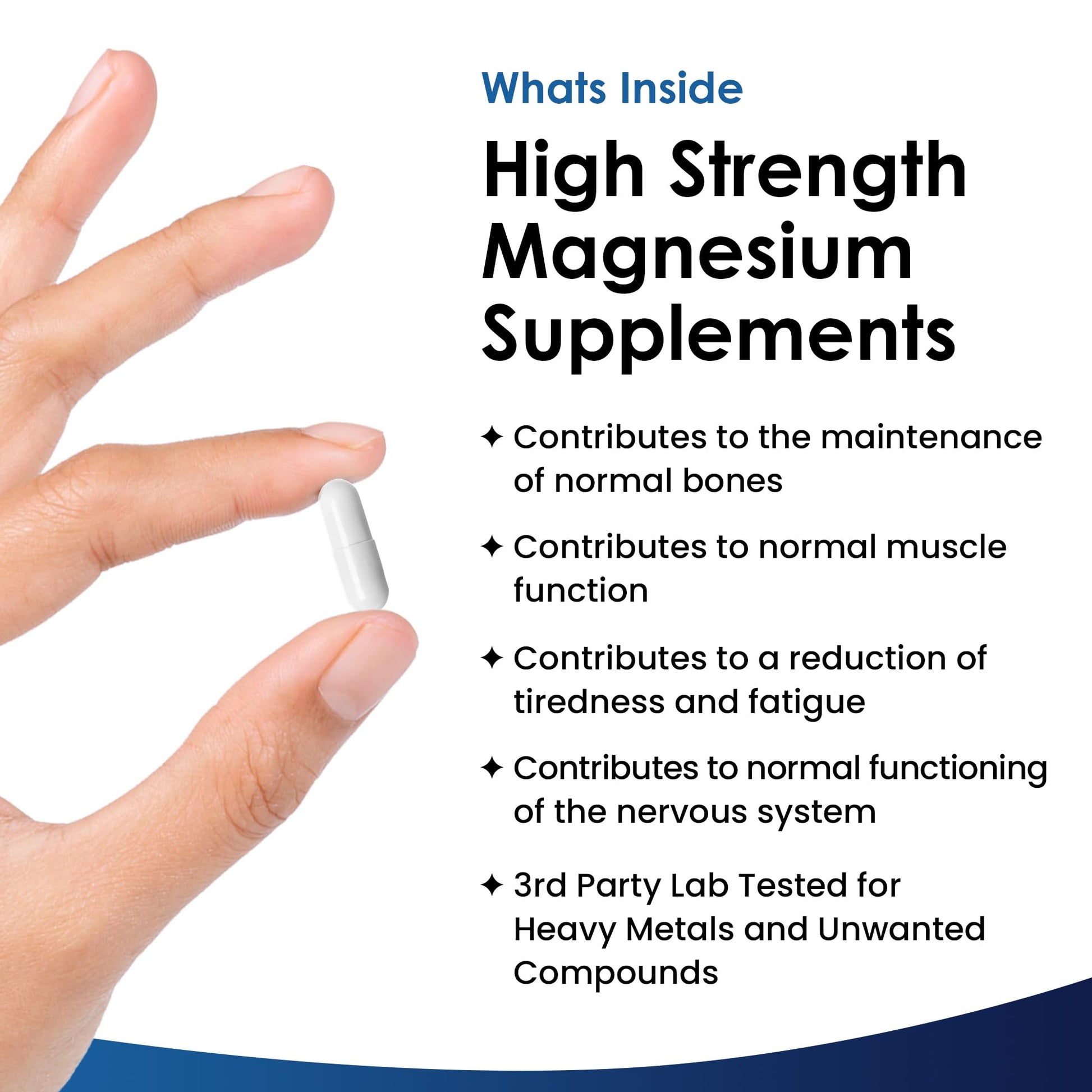 Magnesium Supplements 1620mg - Super Strength - Magnesium Citrate Capsules NEW LEAF PRODUCTSUS supplements