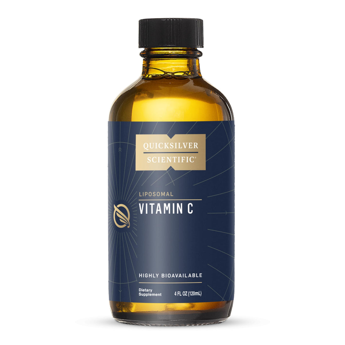 Quicksilver Scientific Liposomal Vitamin C - 1000mg Buffered Liquid Vitamin C Supplement - Immune + Antioxidant Support - Liposomes for Superior Absorption - Vegan + Non-GMO (4oz / 120ml) Quicksilver ScientificUS supplements