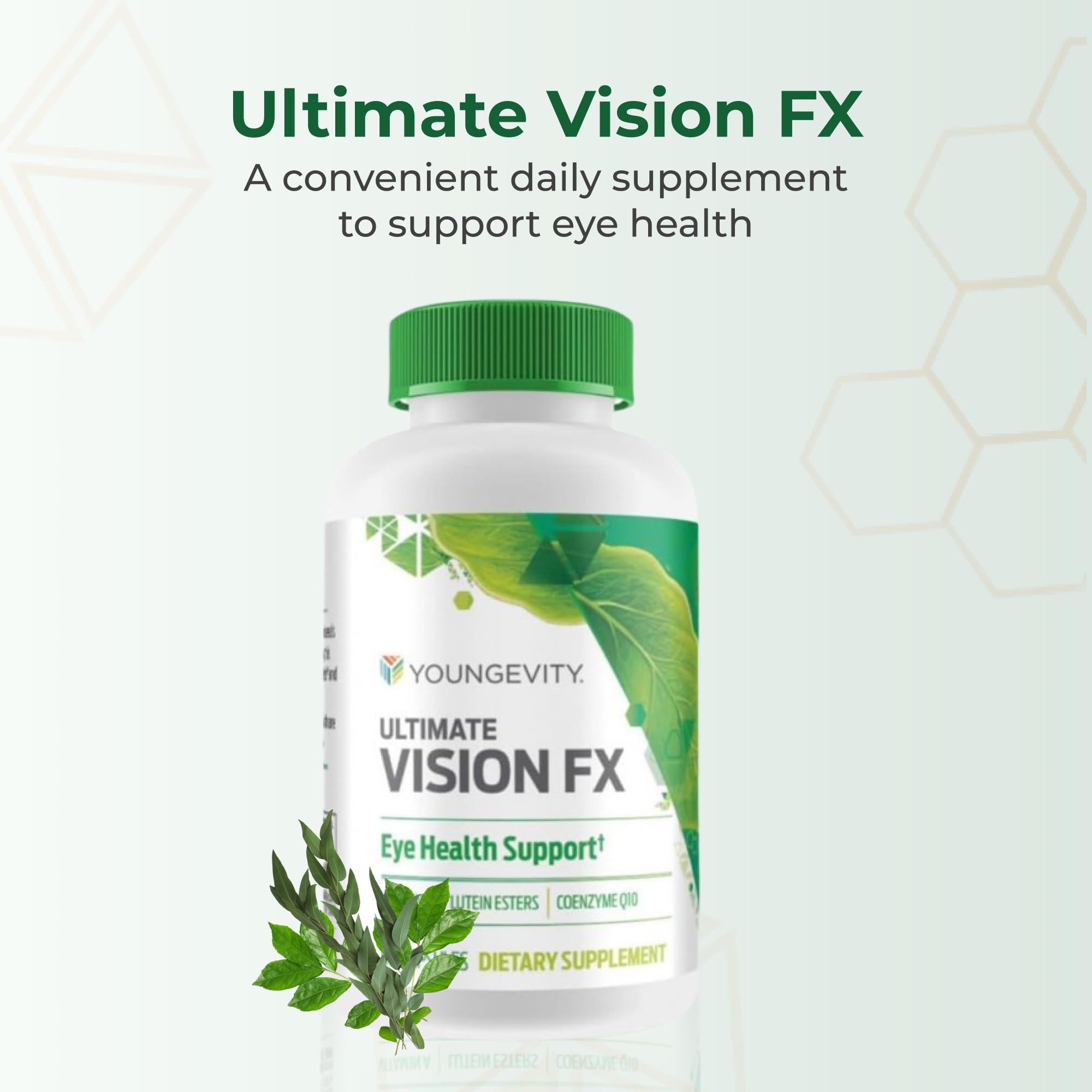 Youngevity Ultimate Vision FX™ - Eye Vitamin & Mineral Supplement Blend - Lutein, CoQ10, Vitamins A, C, E, Zinc, Chromium, Selenium for Eye Health (60 Capsules) YoungevityAu supplements