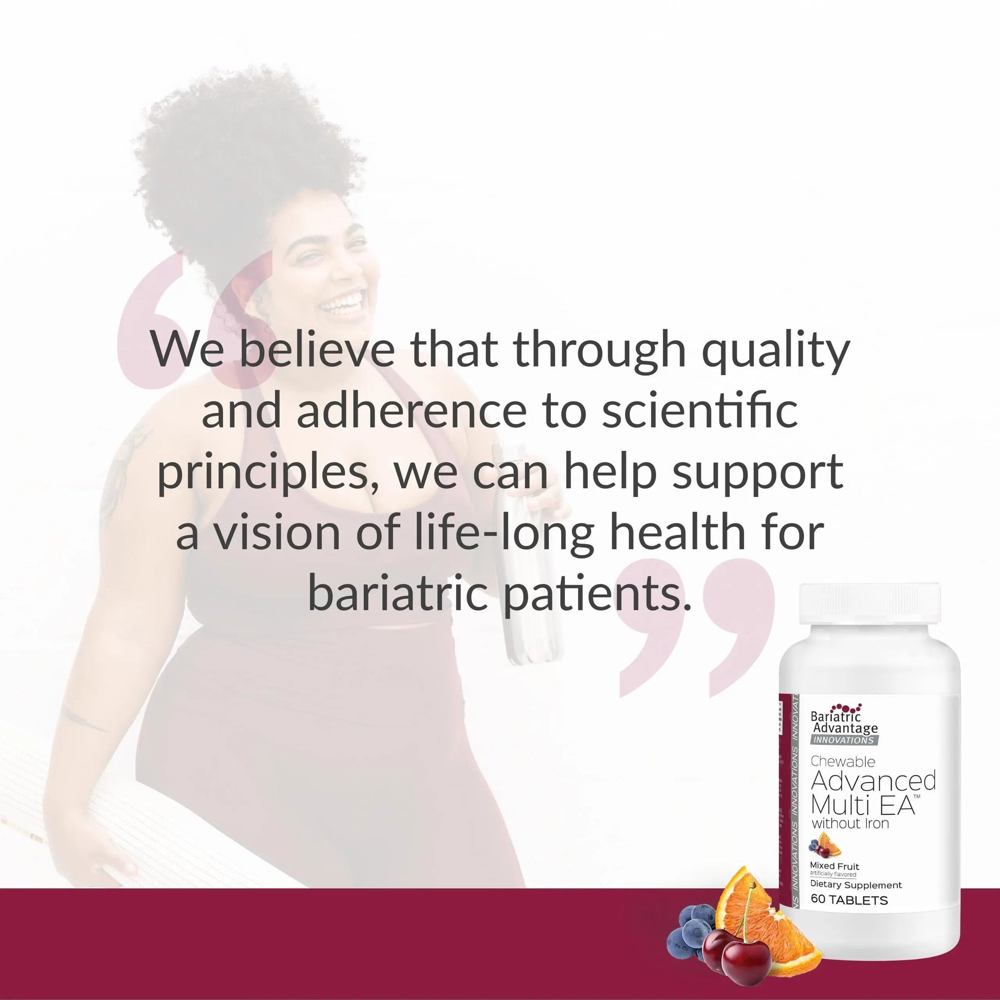 Bariatric Advantage Chewable Advanced Multi EA Without Iron - High Potency Daily Multivitamin - for Bariatric Surgery Patients Including Bariatric AdvantageAu supplements