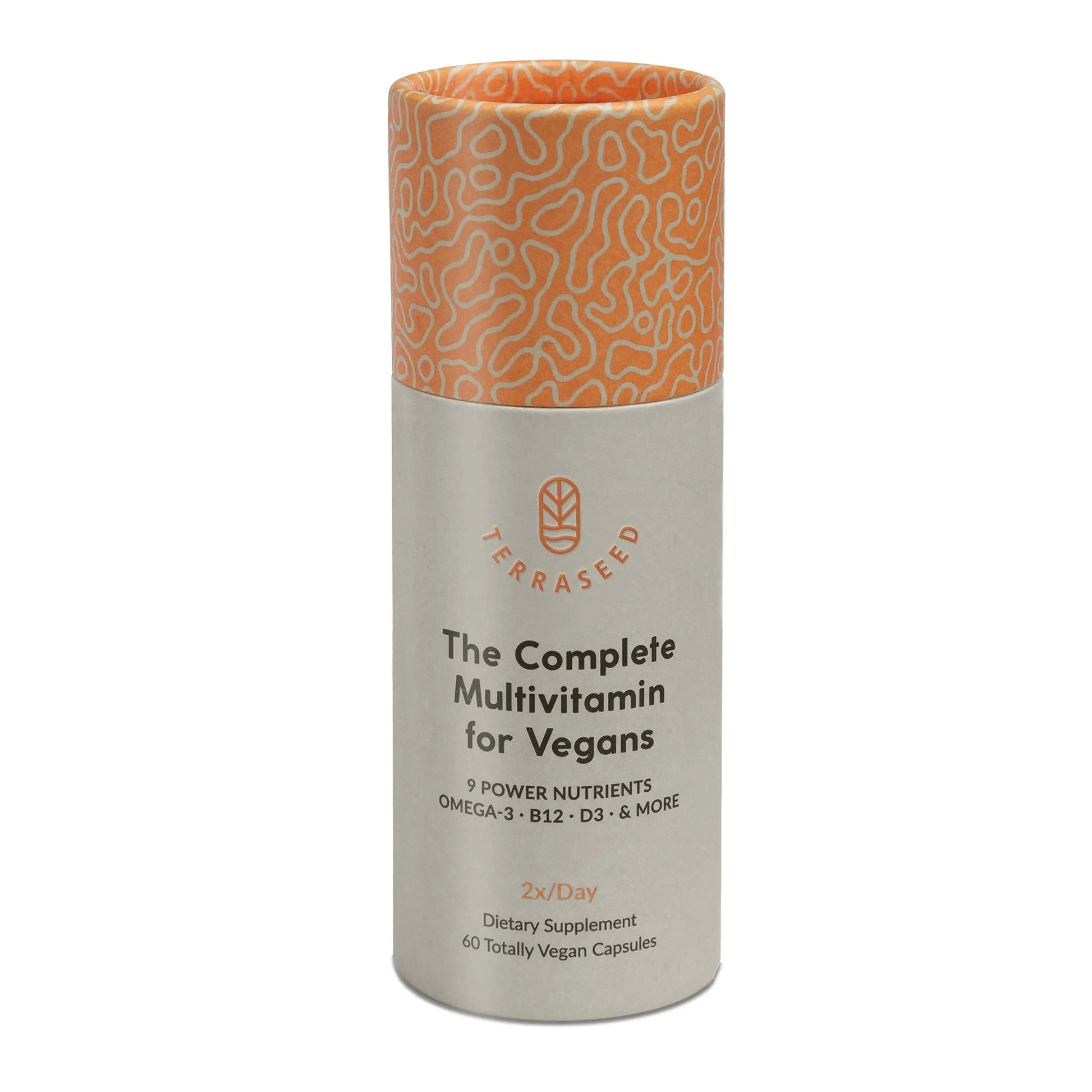 Complete Vegan Multivitamin with Iron, Omega 3, Vitamin D3, Folate, Zinc, Vitamin B12, & More - 100% Sustainable Vegan Vitamins TerraseedAu supplements