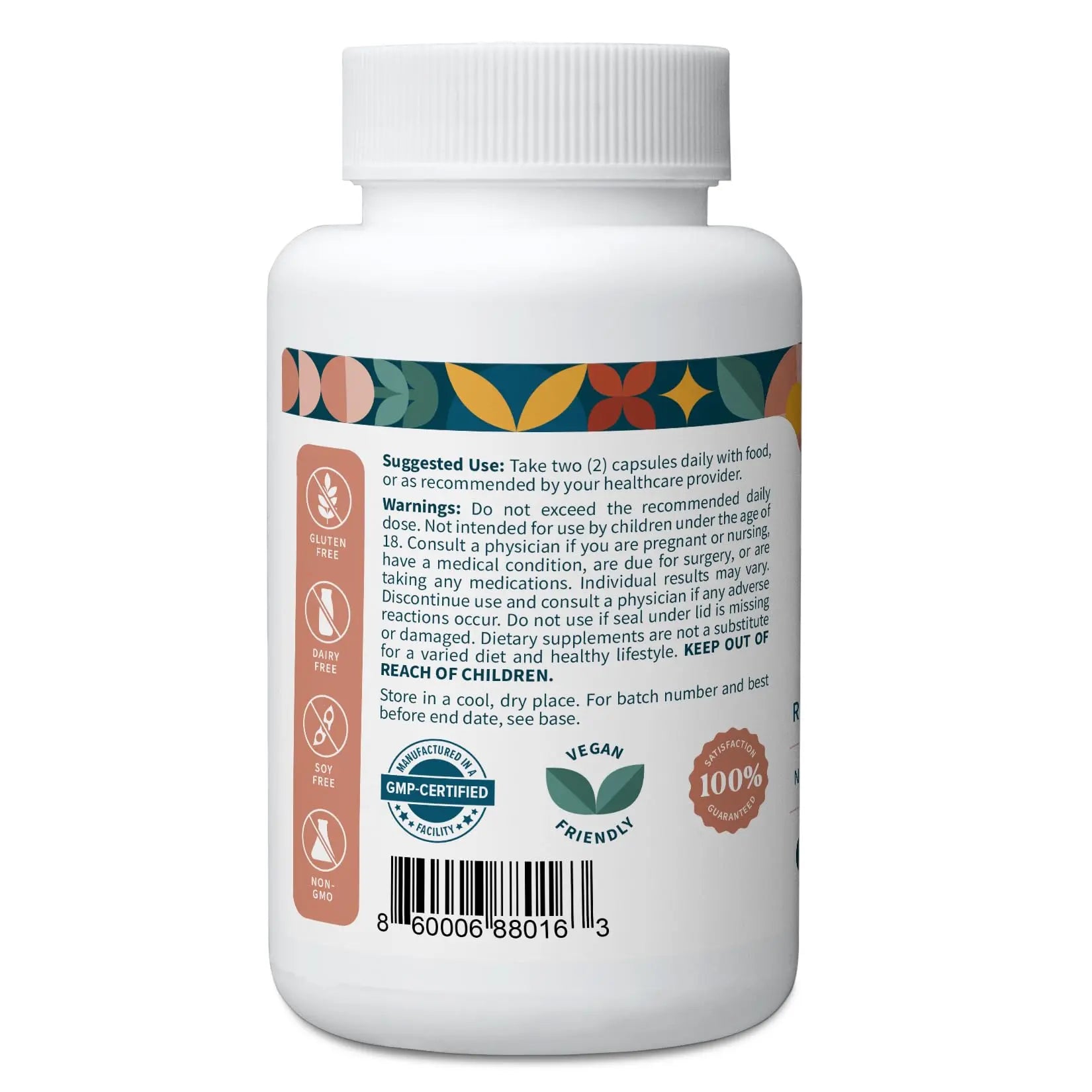 Pattern Wellness Maca Root Extract 20:1-500mg Per Serving – for Men & Women – Tri-Color Black/Red/Yellow Blend – 60 Vegan, Non-GMO Capsules Pattern Wellnessnz supplements