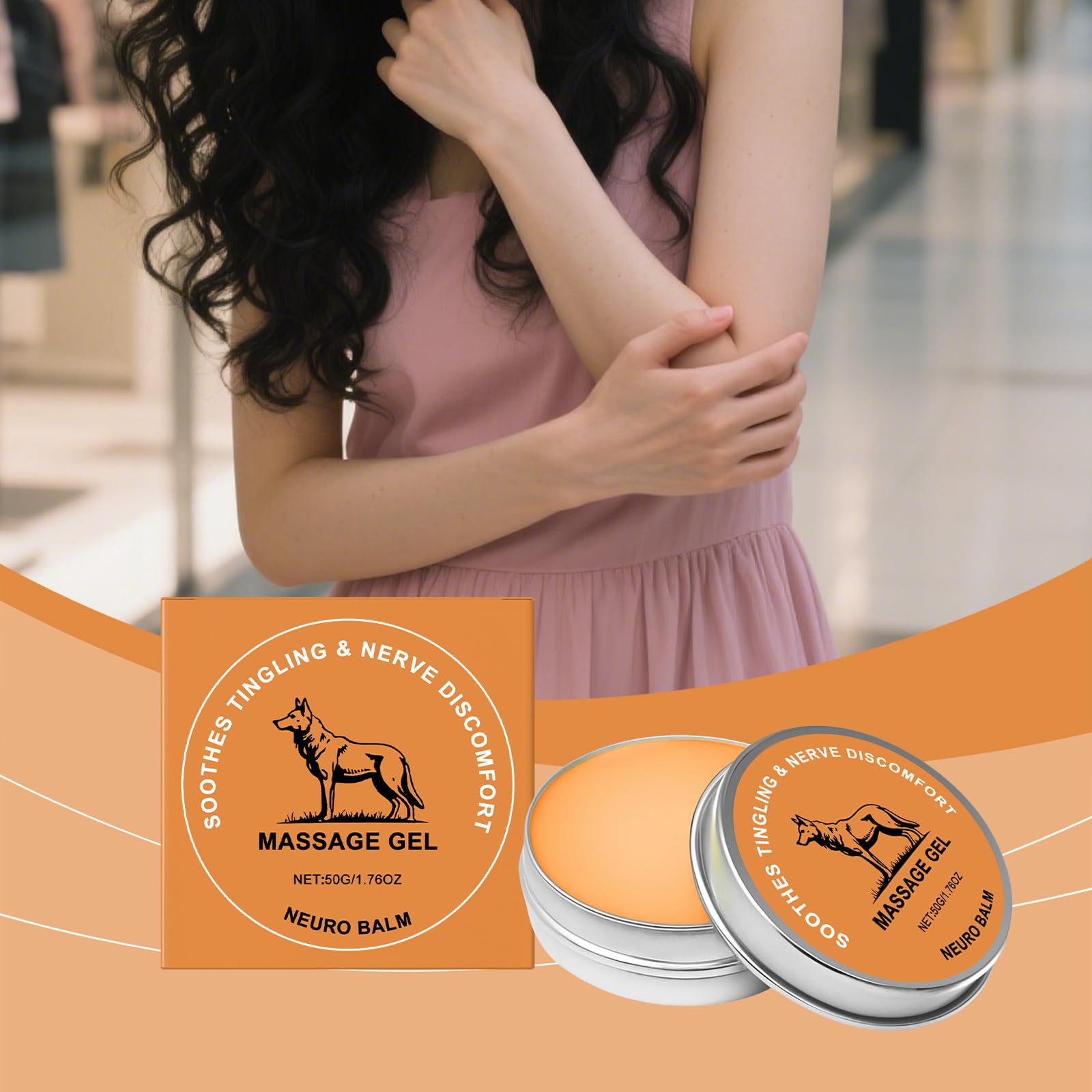 The wolf Neuro Balm, Muscle and Joint Builder Balm, Joint Activities Throughout The Body，Natural Joint Care Soothing Massage Cream，Daily Joint & Muscle Care GenericAu supplements