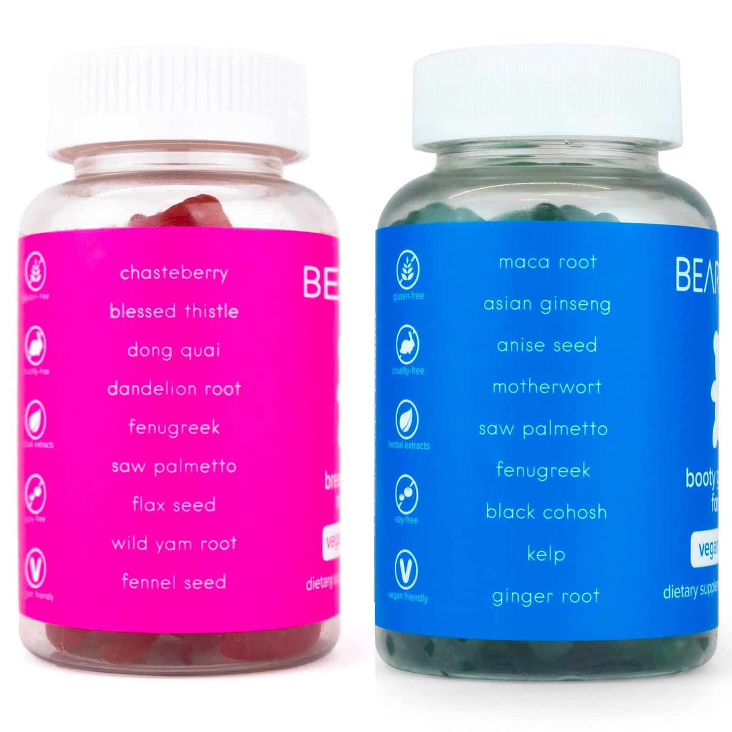 BEARVANA Gummies Combo Pack - Chest and Bum Gummies - Workout Aid - Women’s BEARVANAUS supplements