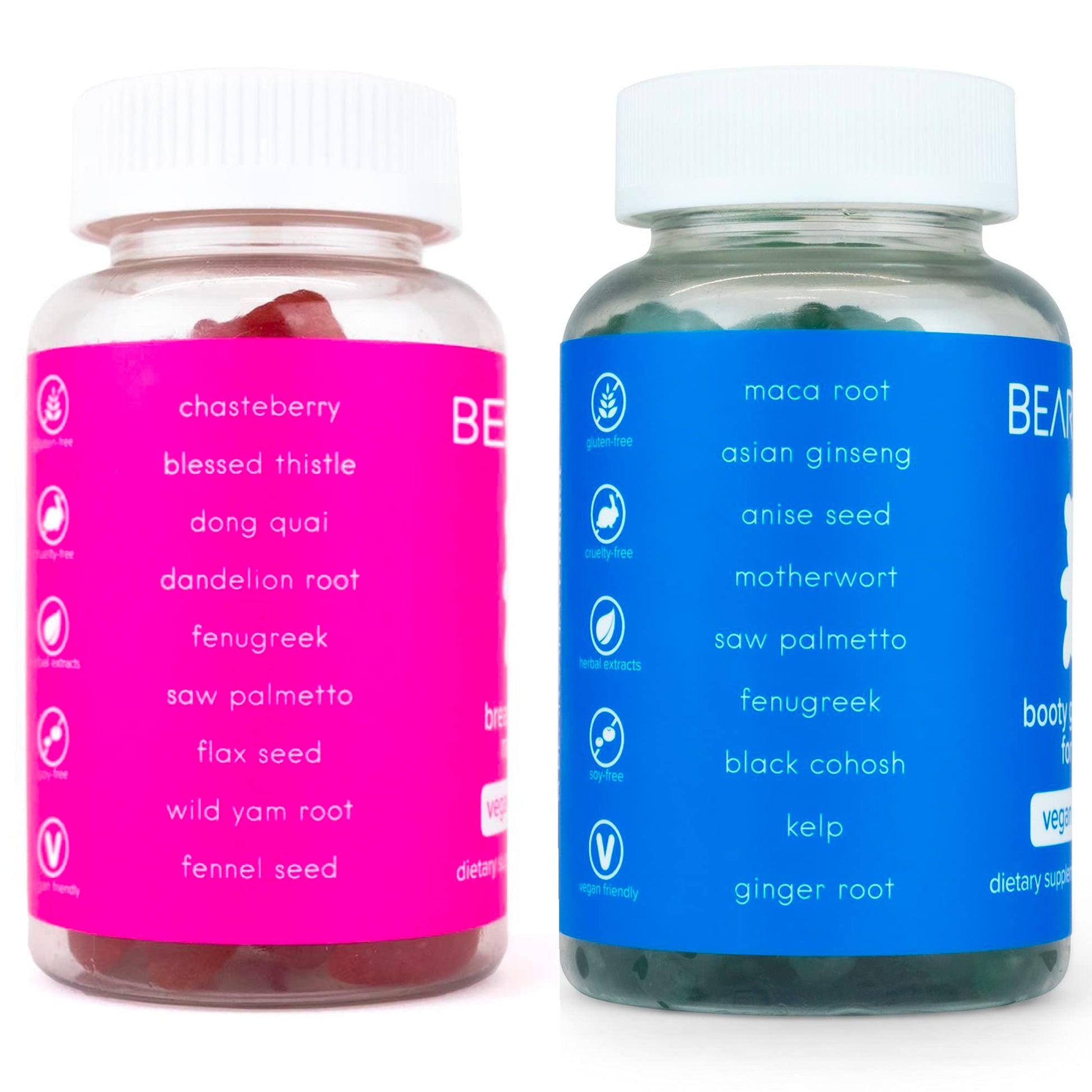 BEARVANA Gummies Combo Pack - Chest and Bum Gummies - Workout Aid - Women’s BEARVANAUS supplements